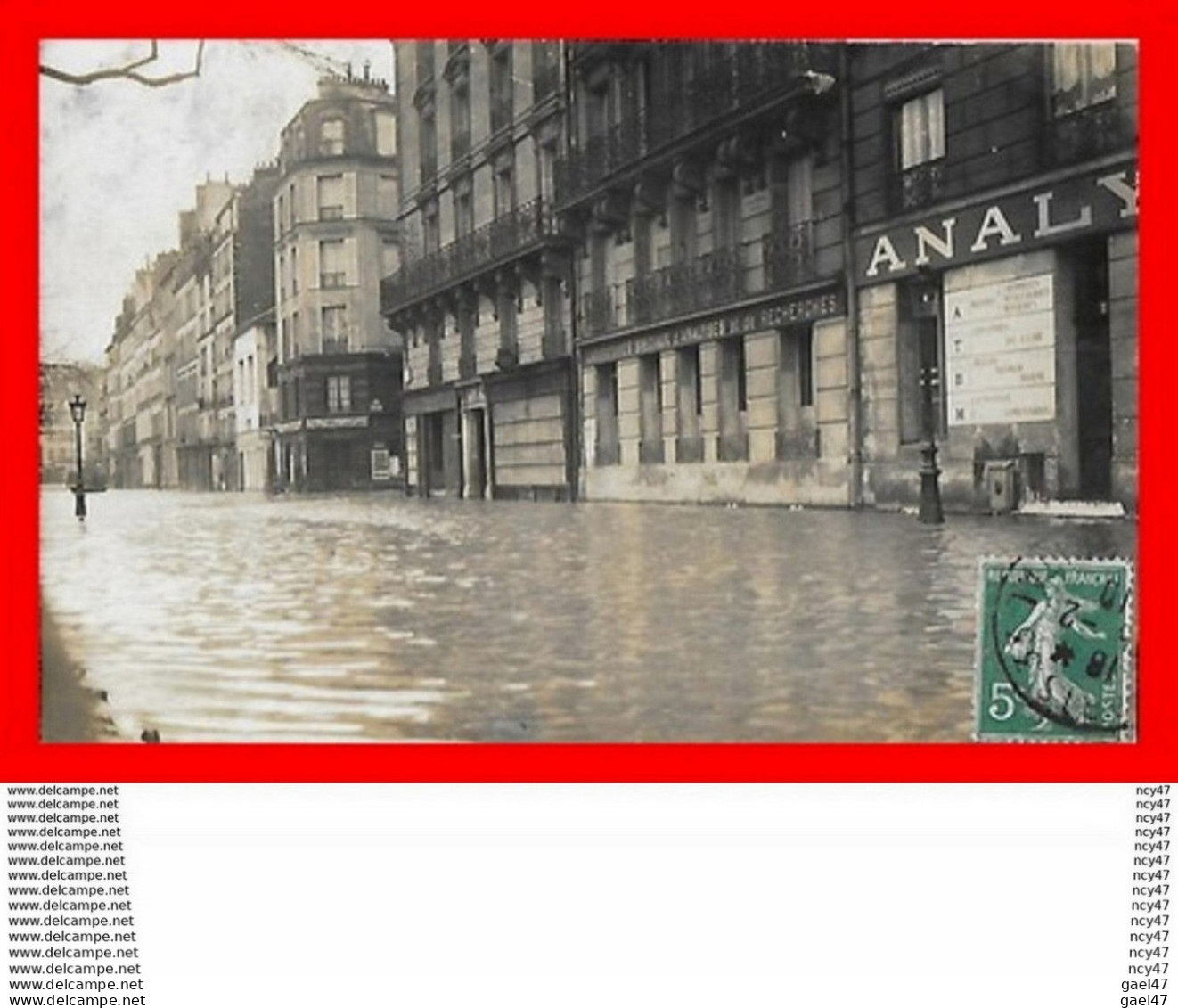 CPA (75) PARIS.  Inondation De 1910, Carte Photo...S1557 - Paris Flood, 1910