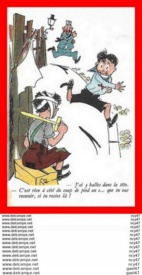 CPSM/pf HUMOUR N°11.  J'ai 3 Balles Dans La Tête, Gendarme...S1161 - Humor