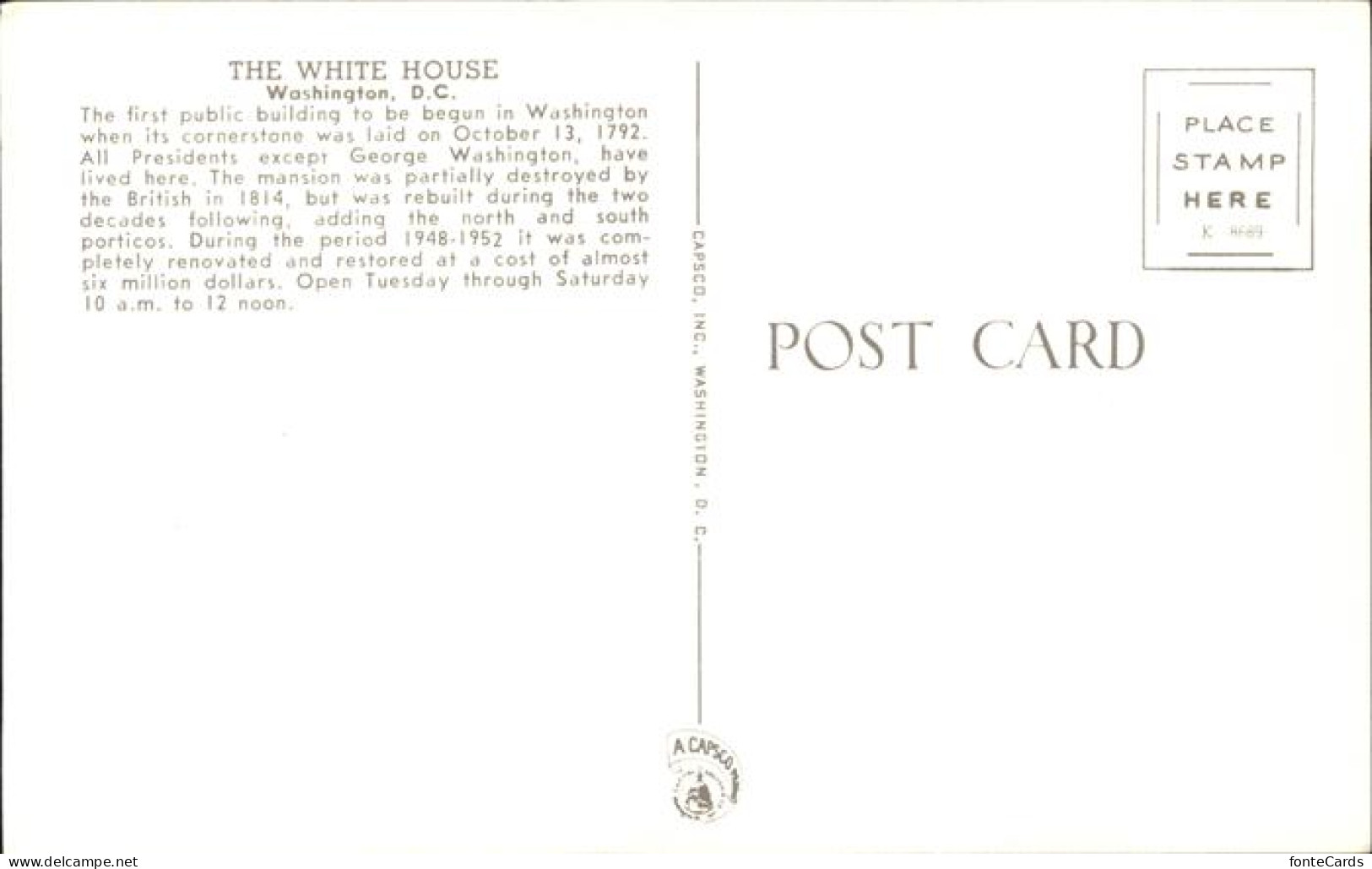 11491198 Washington DC The White House  - Washington DC