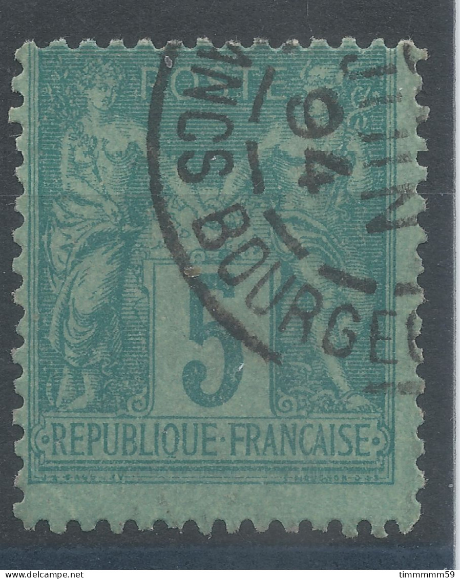 Lot N°83359   N°75, Oblitéré Cachet à Date De PARIS_82 "R.des FRANCS BOURGEOIS" - 1876-1898 Sage (Type II)