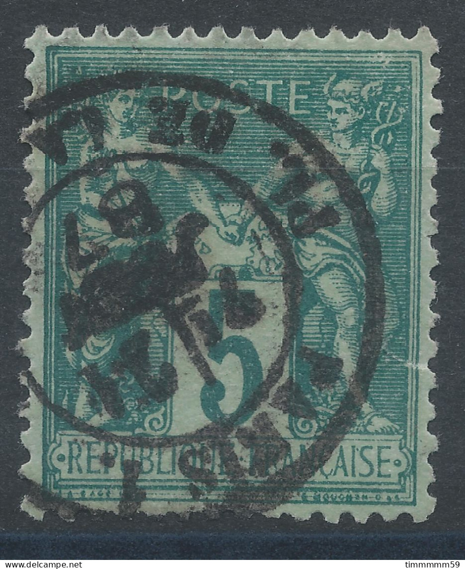 Lot N°83361   N°75, Oblitéré Cachet à Date De PARIS 1 "Pl De La Bourse" - 1876-1898 Sage (Type II)