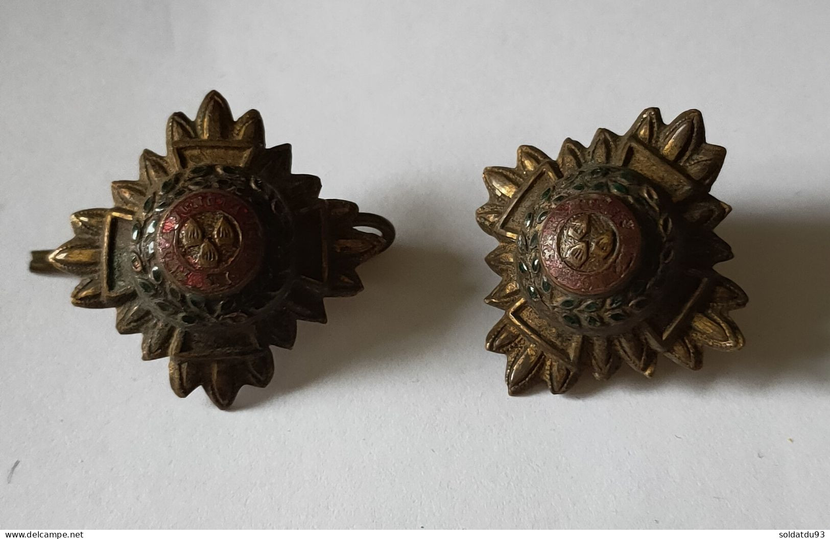 Paire D'insignes Militaires Pip Ordre Du Bain Tria Juncta In Uno - 1914-18