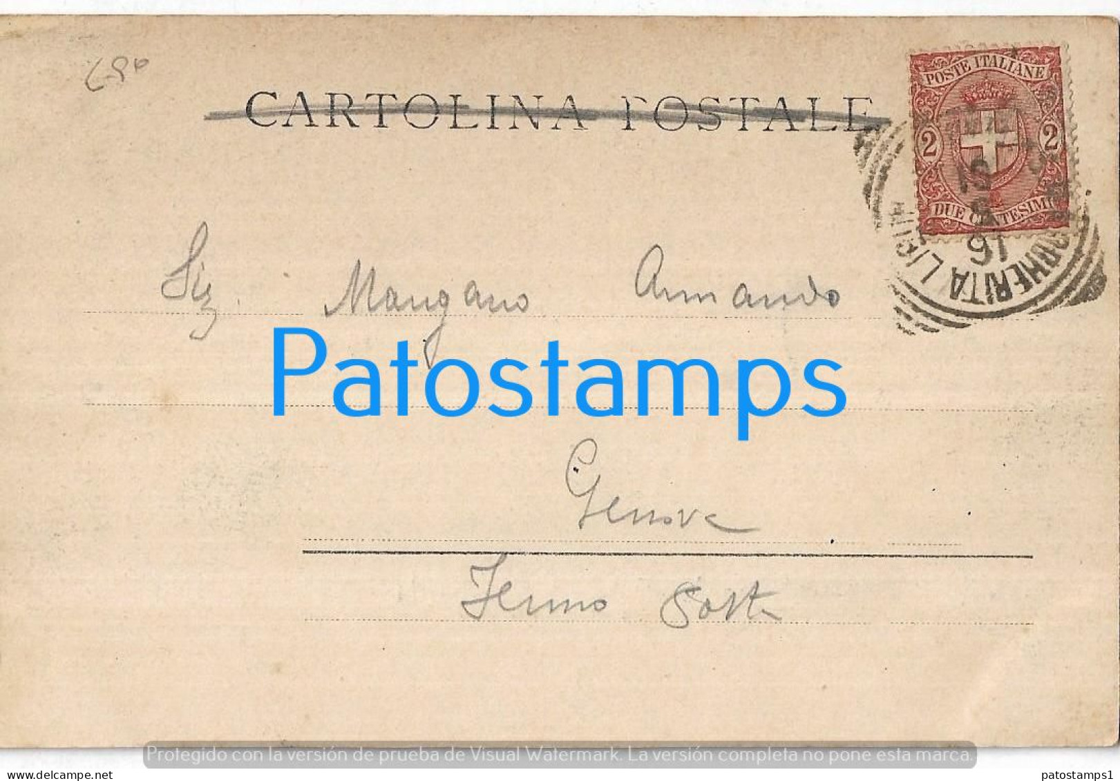 228696 ITALY S. MARGHERITA VIEW PARTIAL & BOAT POSTAL POSTCARD - Andere & Zonder Classificatie