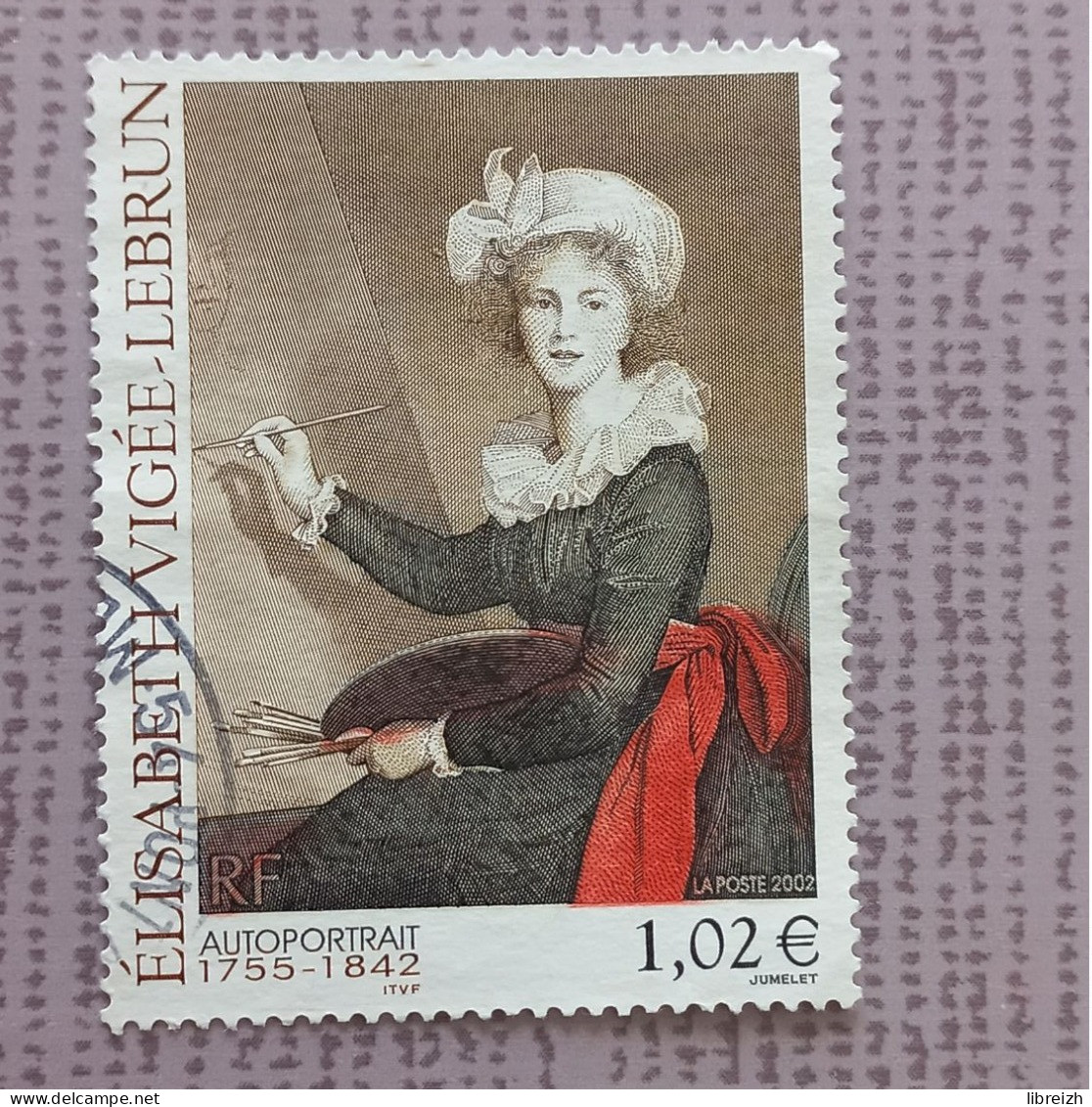 Elisabeth Vigée-Lebrun  N° 3526  Année 2002 - Used Stamps