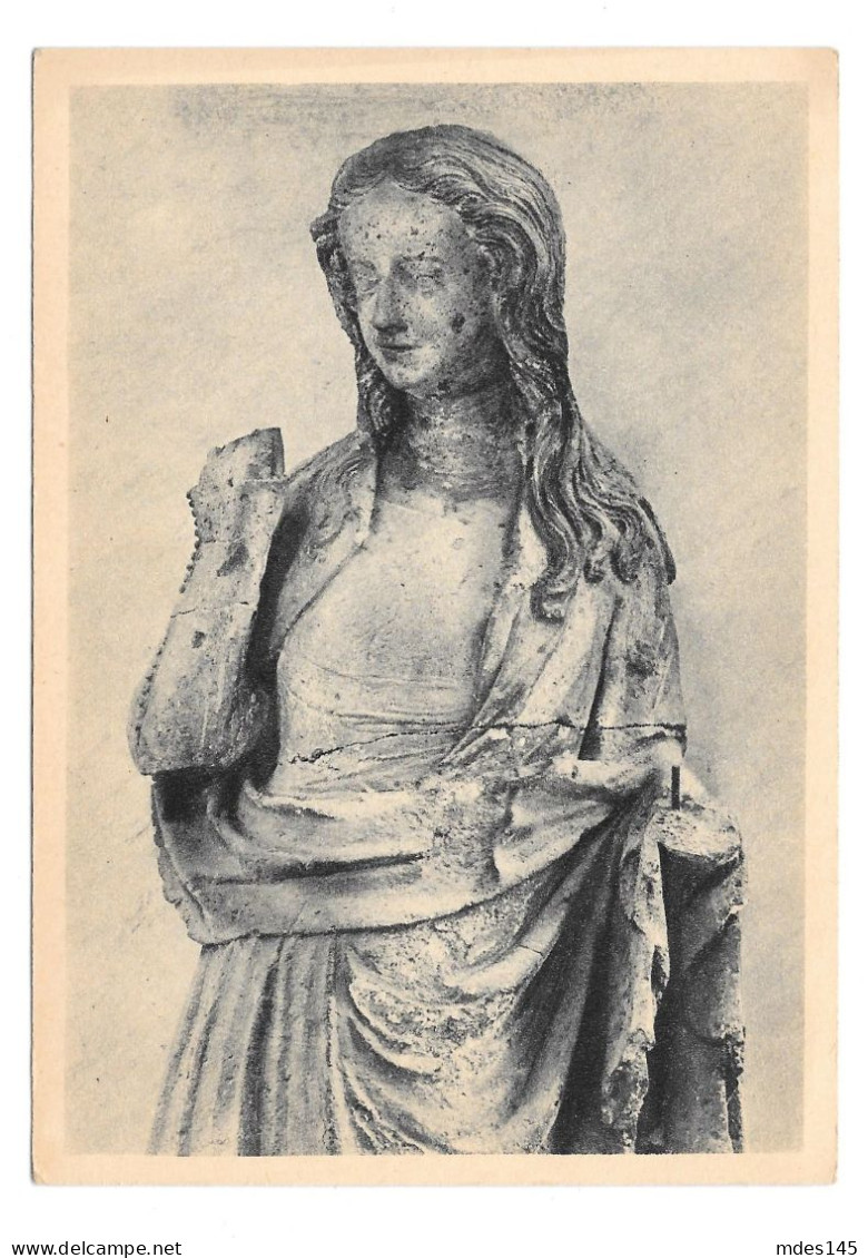 Maria Von Der Verkundigung Mary Annunciation Statue Altenberger Dom.4X6 Art Postcard - Jungfräuliche Marie Und Madona