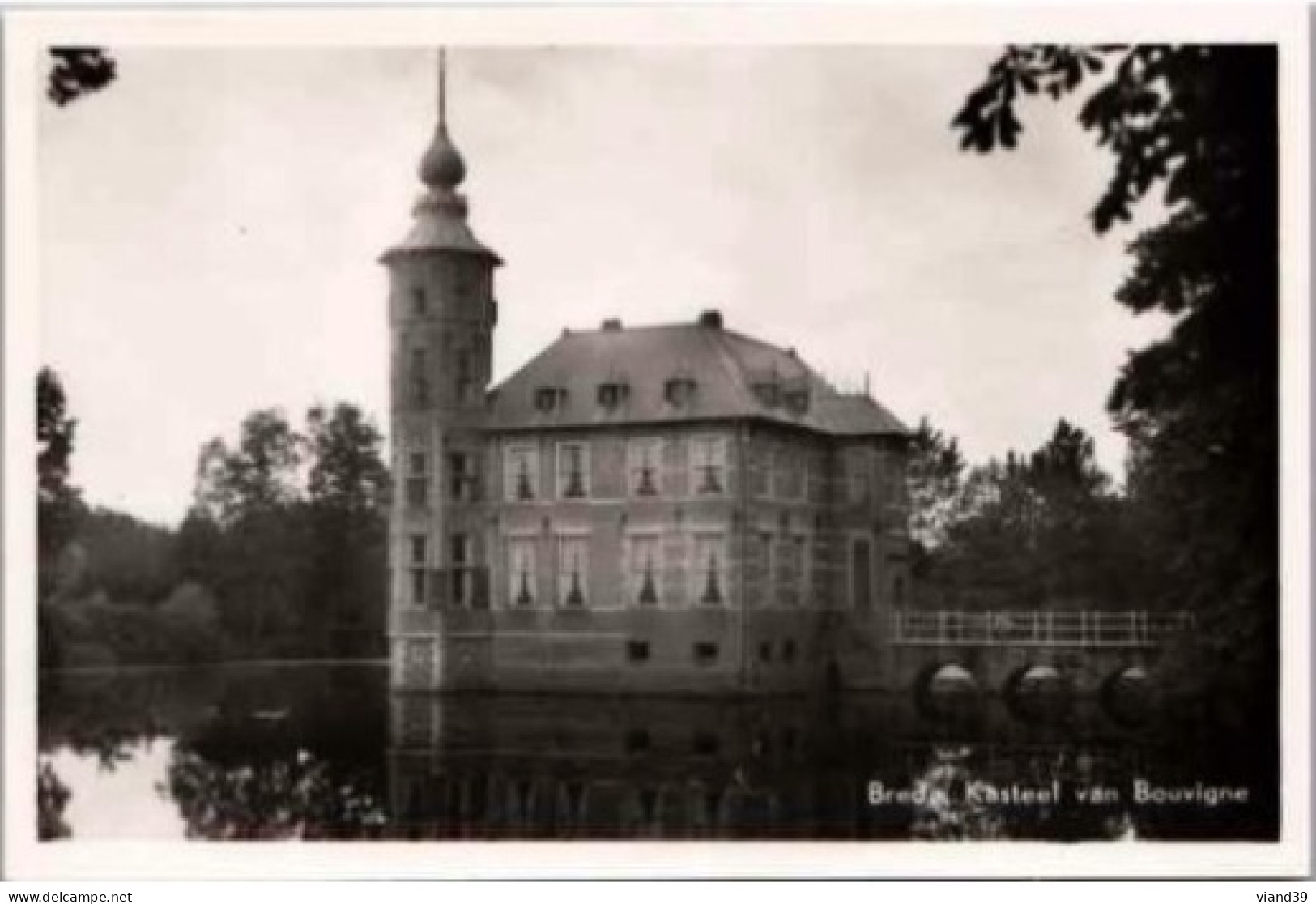 BREDA.  -   Kasteel Van Bouvihne     Non Circulé. Vraie Photo.     Echte Photo - Breda