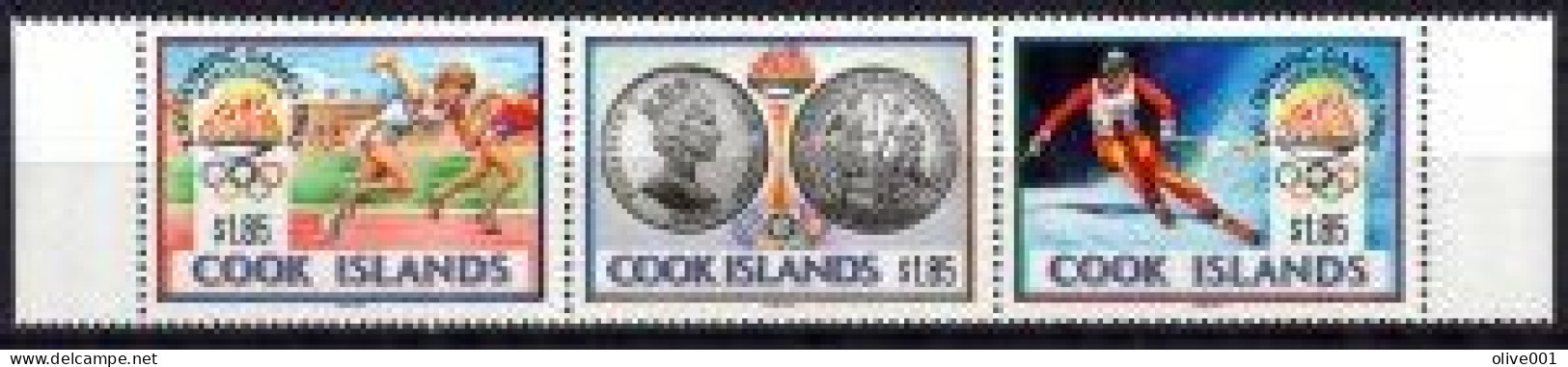 Iles Cook - Jeux Olympique De Barcelone - 1992 - 3 Tp - Y&T N° 1010/12 - MI N° 1307/09 MNH ** - Cote € 18,00.- - Estate 1992: Barcellona