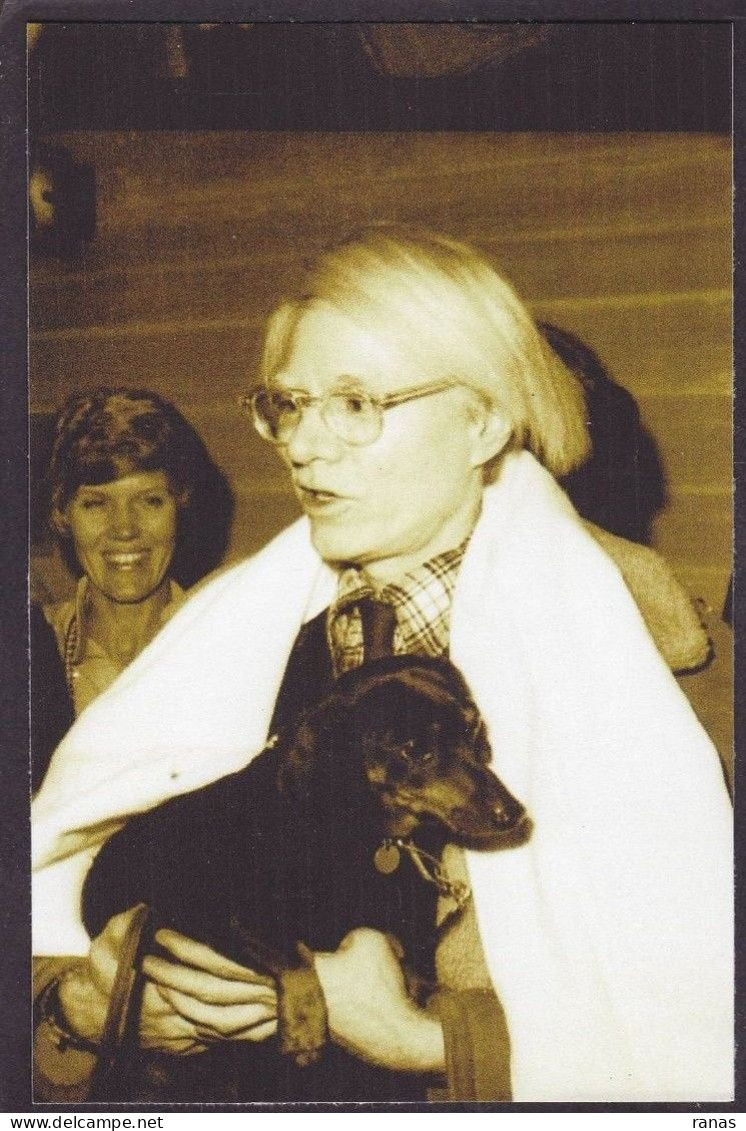 CPM Teckel Dackel Daschund Chien Dog Non Circulé Andy Warhol - Honden