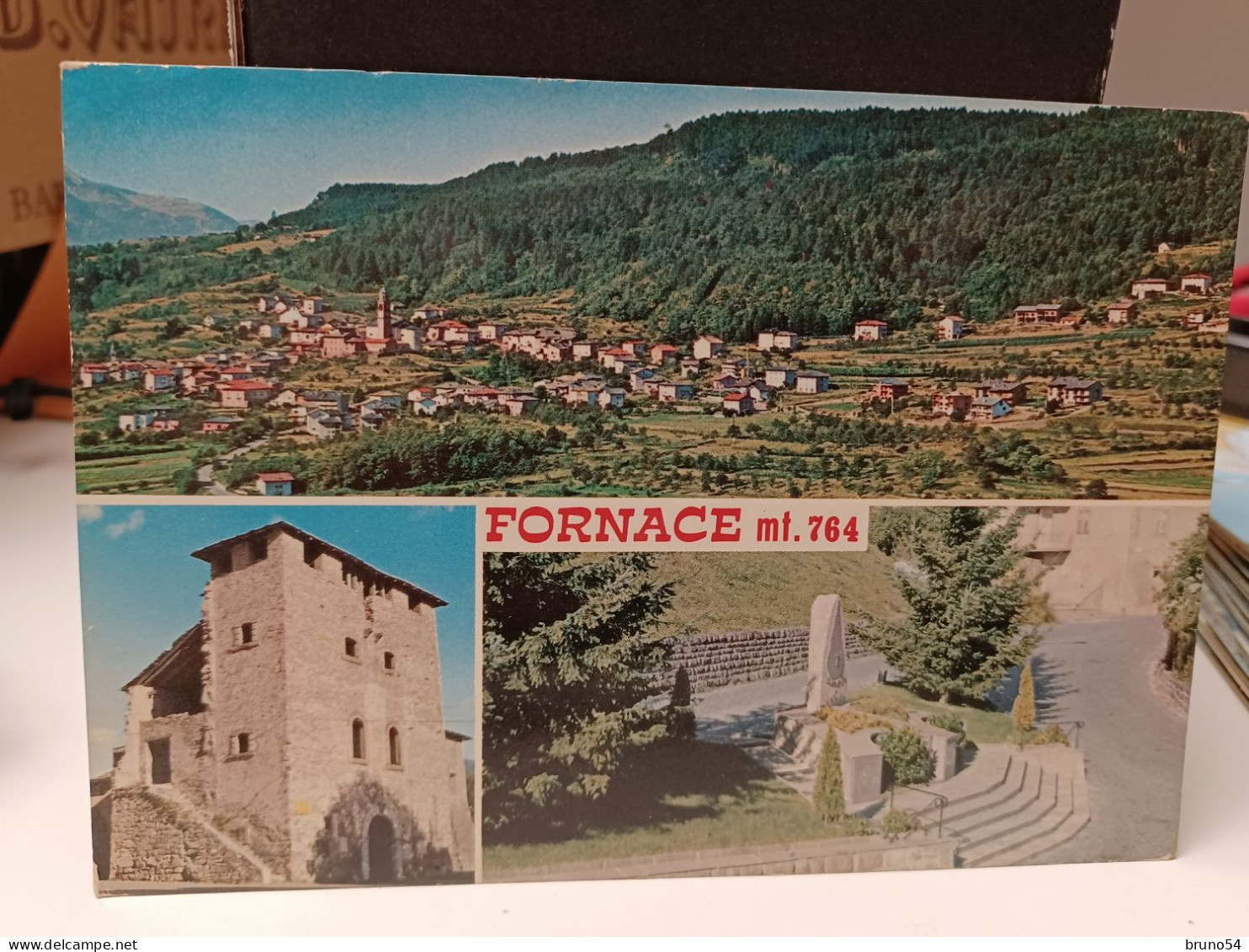 Cartolina Fornace Provincia Trento, Vedutine - Trento