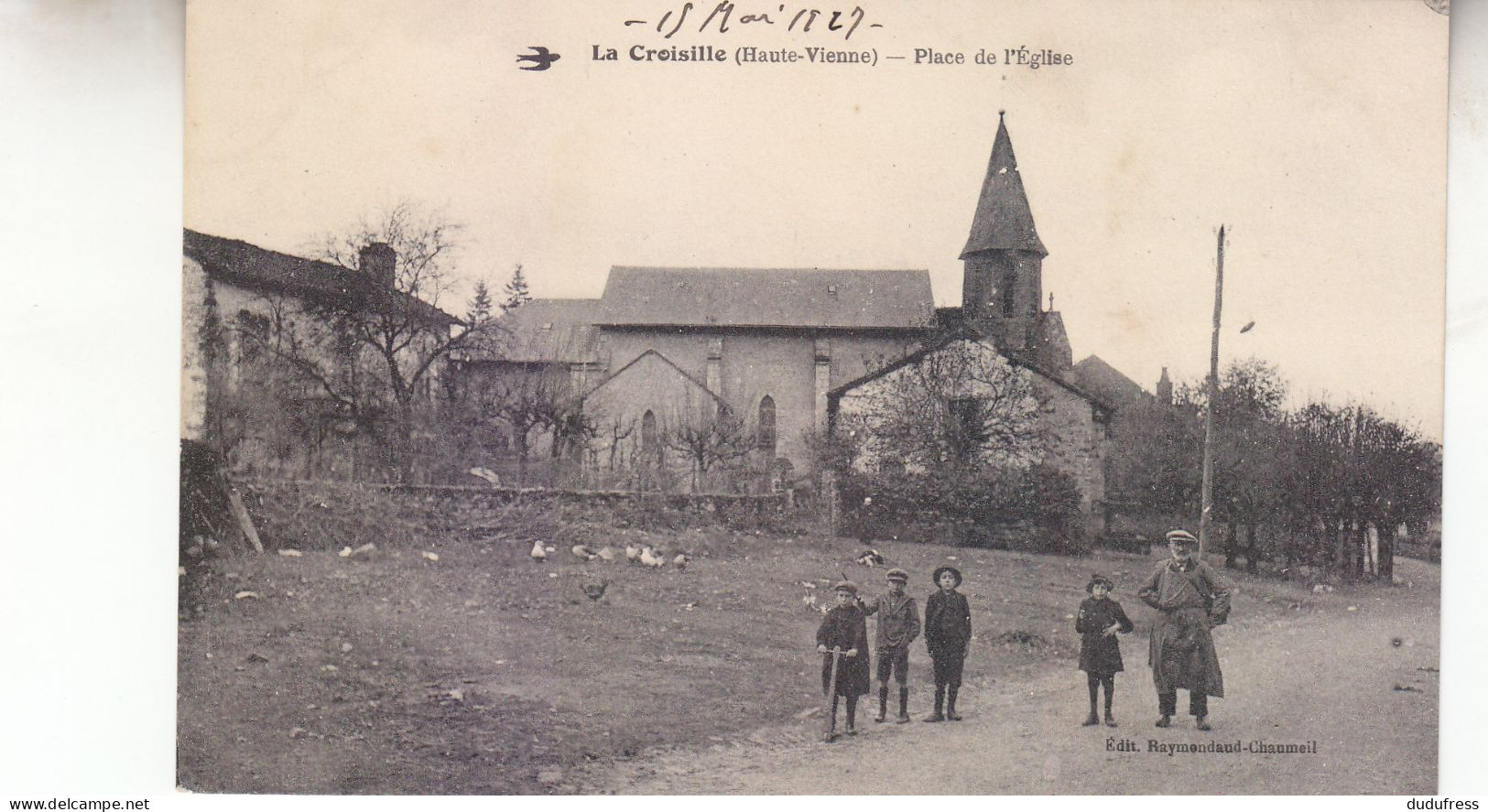 LA CROISILLE PLACE DE L EGLISE - Sonstige & Ohne Zuordnung