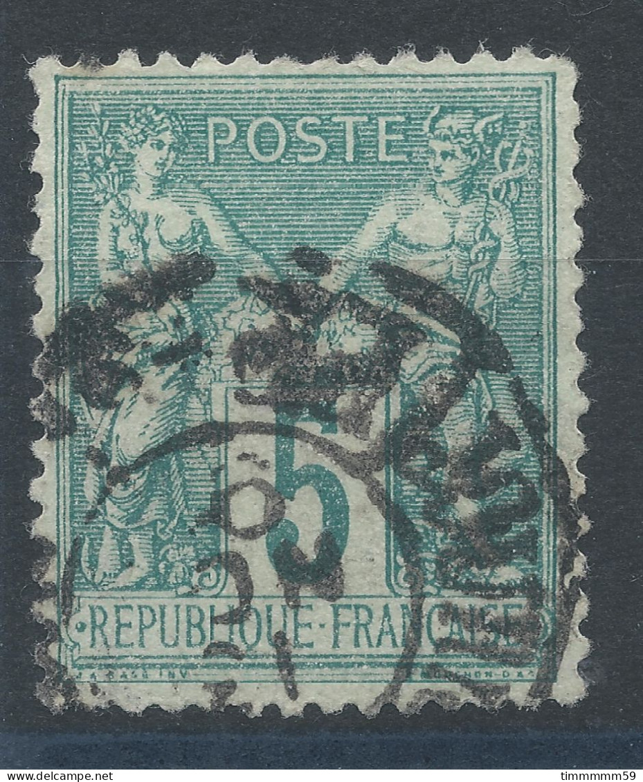 Lot N°83367   N°75, Oblitéré Cachet à Date De PARIS JOURNAUX PP91 "R.desPYRENEES" - 1876-1898 Sage (Type II)