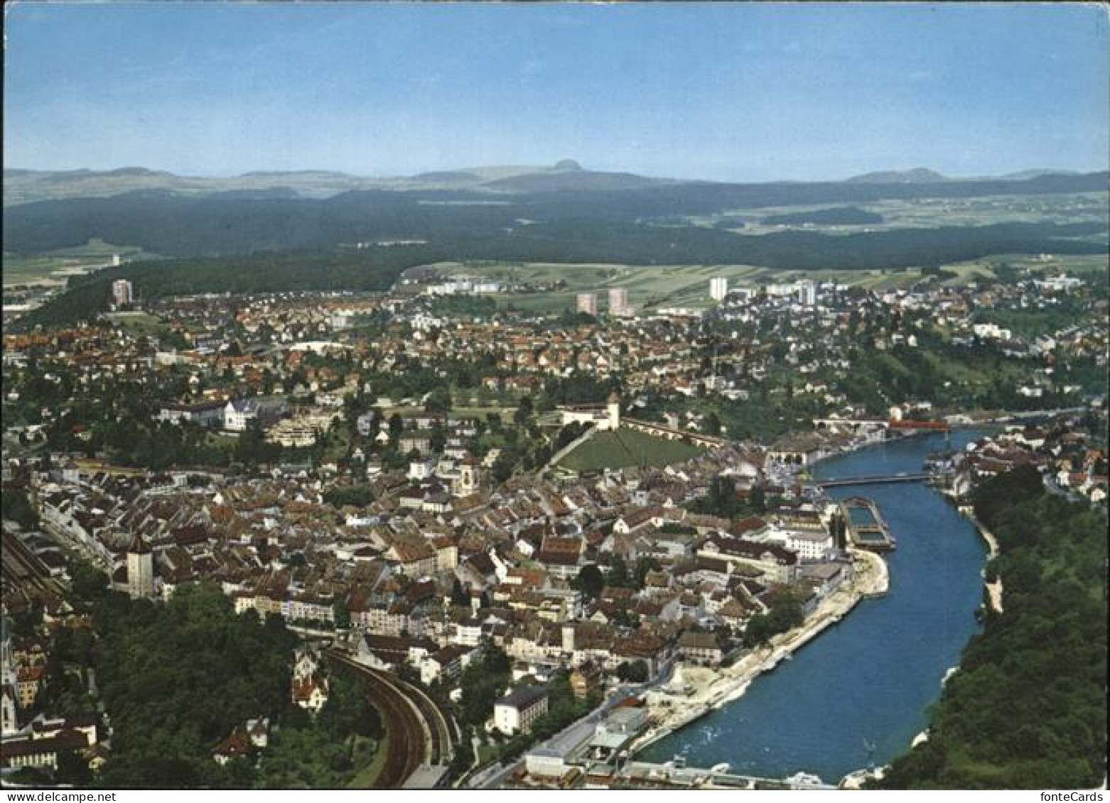 11486675 Schaffhausen SH Fliegeraufnahme Rhein Bruecke Schaffhausen - Andere & Zonder Classificatie