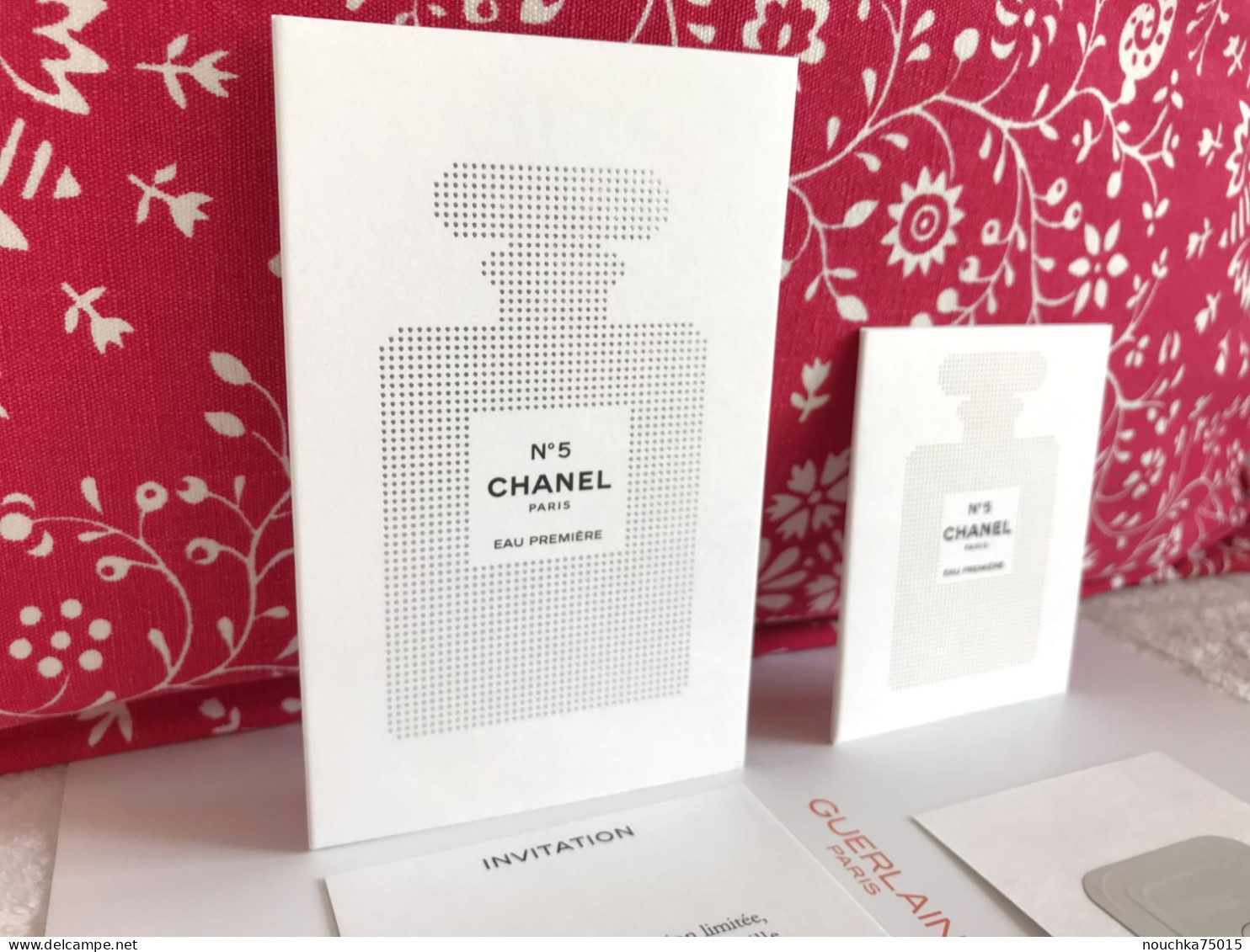 Chanel - N°5 Eau première, lot de deux cartes