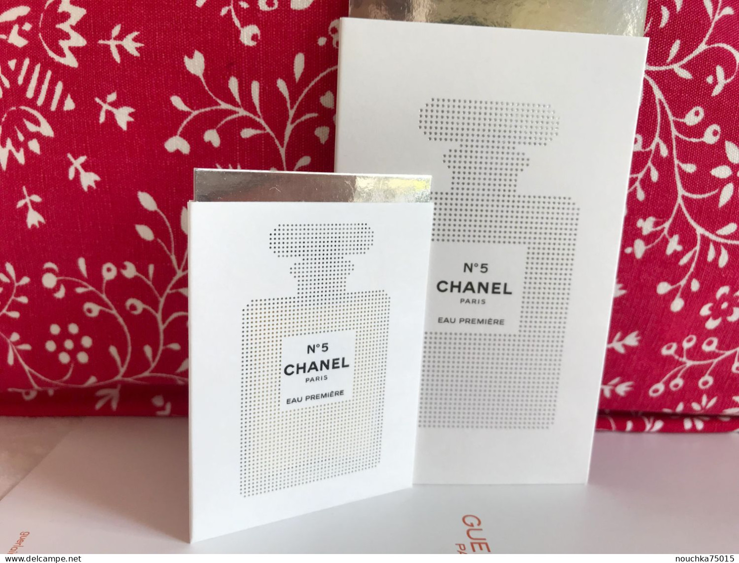 Chanel - N°5 Eau première, lot de deux cartes