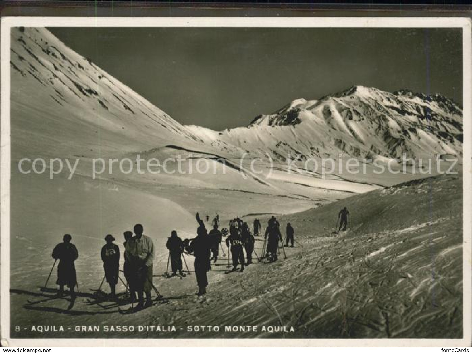 11485831 Aquila TI Gran Sasso Skifahren Aquila - Sonstige & Ohne Zuordnung