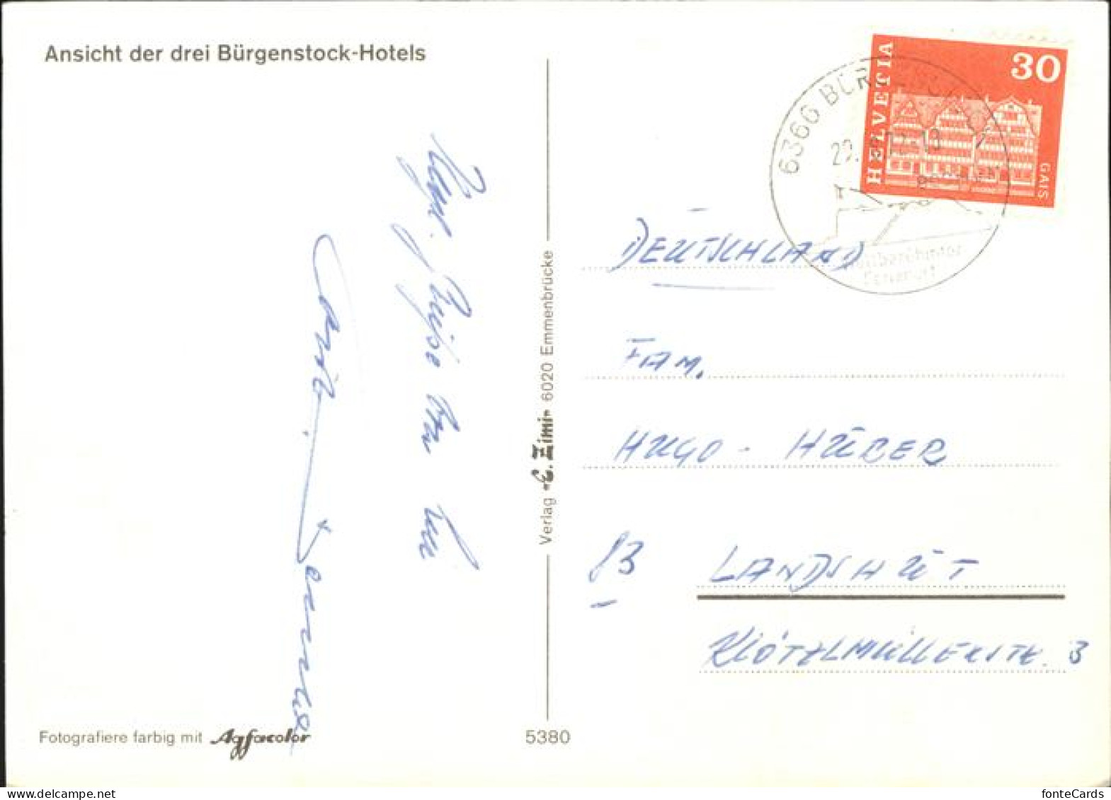 11485108 Buergenstock Buergenstock Hotels Mit Alpenpanorama Buergenstock - Andere & Zonder Classificatie