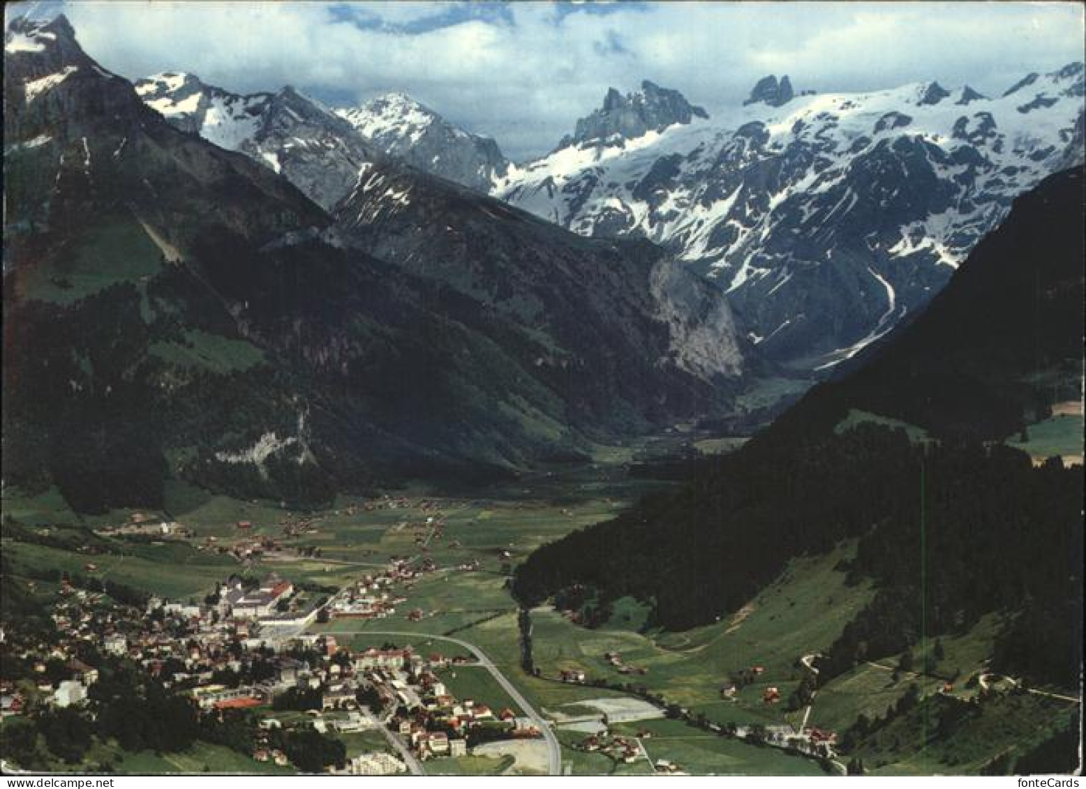 11485067 Engelberg OW Panorama Mit Hahnen Schlossberg Gr Und Kl Spannort  Engelb - Autres & Non Classés