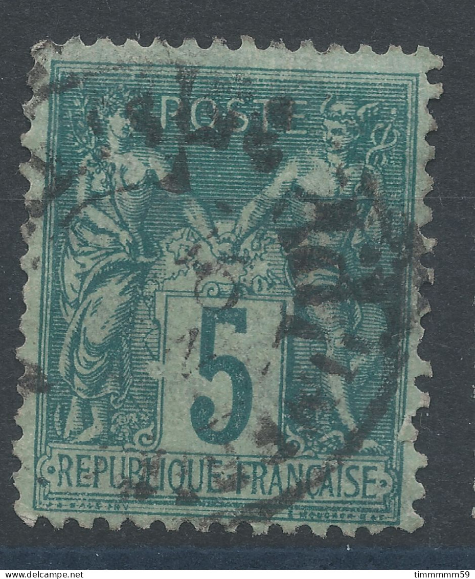 Lot N°83369   N°75, Oblitéré Cachet à Date De PARIS JOURNAUX PP35 "R.CAMBON" - 1876-1898 Sage (Type II)