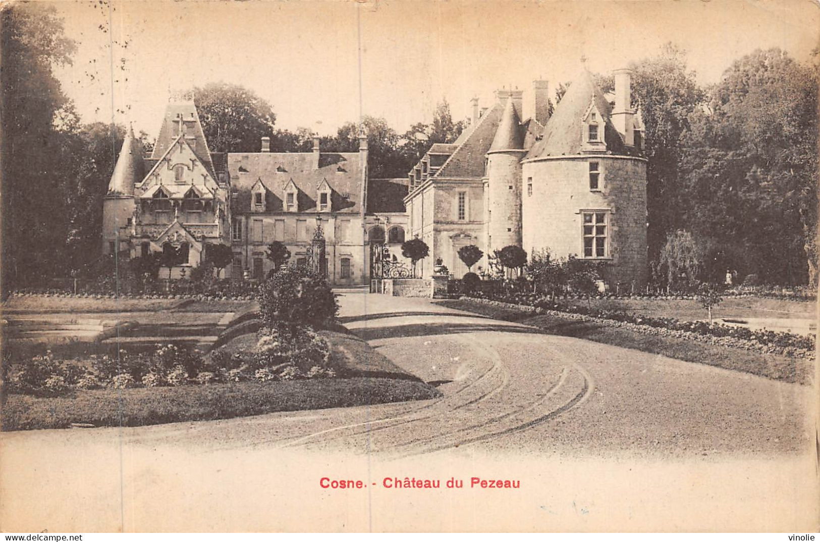 P-24-Mi-Is-1666 : COSNE. CHATEAU DE PEZEAU - Cosne Cours Sur Loire
