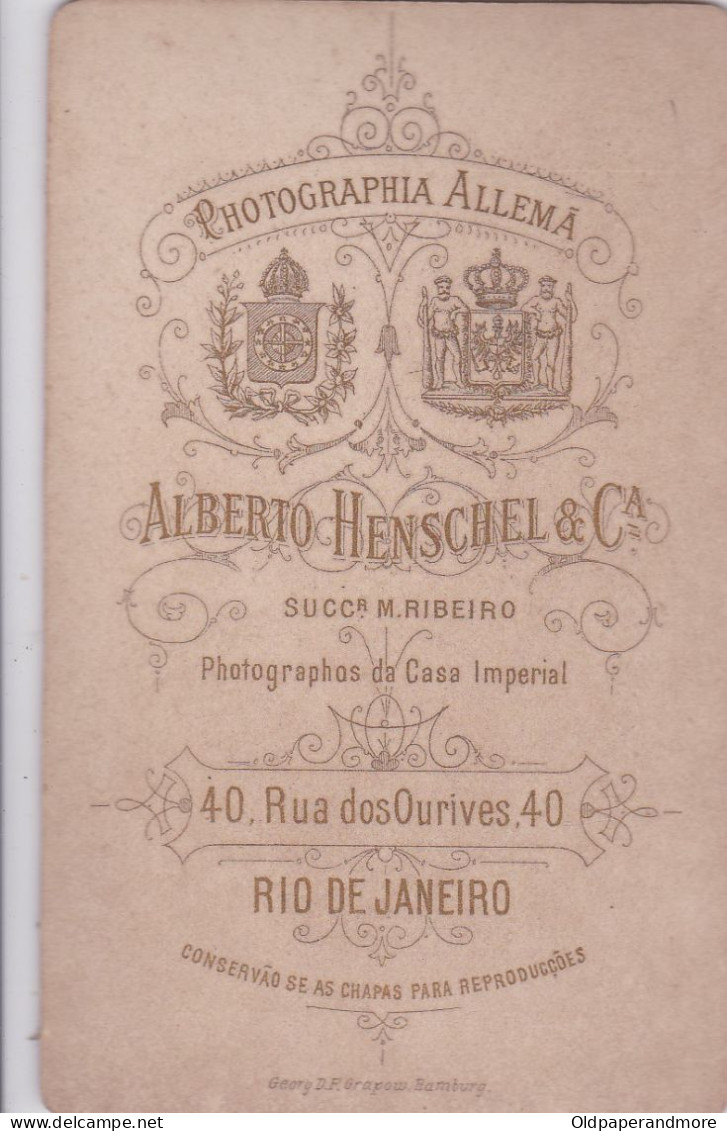 BRASIL BRAZIL  PHOTO  - PHOTOGRAPHY - PHOTOGRAPHS - ALBERTO HENSCHEL   - RIO DE JANEIRO  - 10,5 Cm X 6,5 Cm - Personas Anónimos