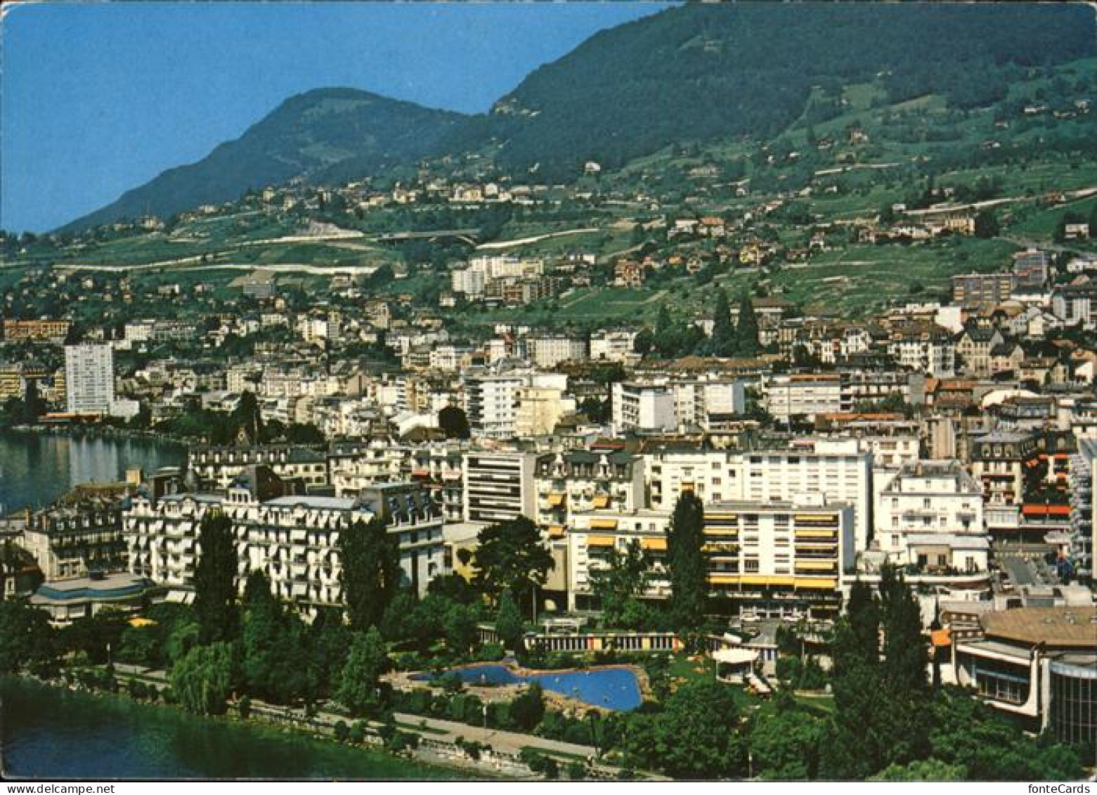 11484755 Montreux VD Fliegeraufnahme Montreux - Other & Unclassified