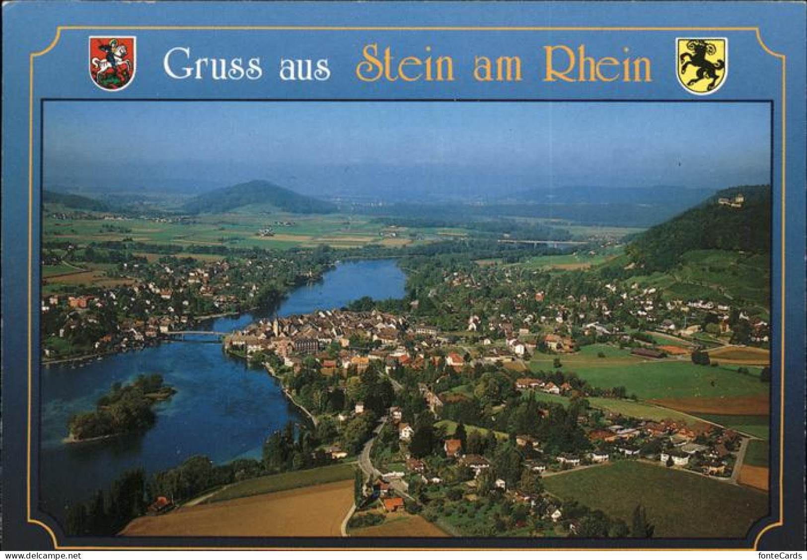 11484704 Stein Rhein Fliegeraufnahme Stein Am Rhein - Altri & Non Classificati
