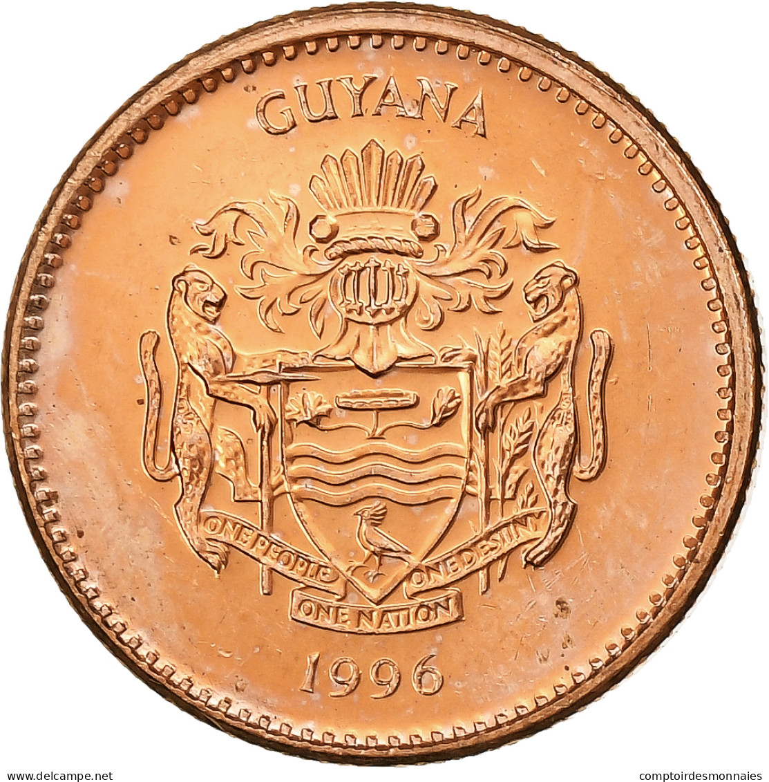 Guyana, Dollar, 2005, Royal Mint, Cuivre Plaqué Acier, SUP, KM:50 - Guyana