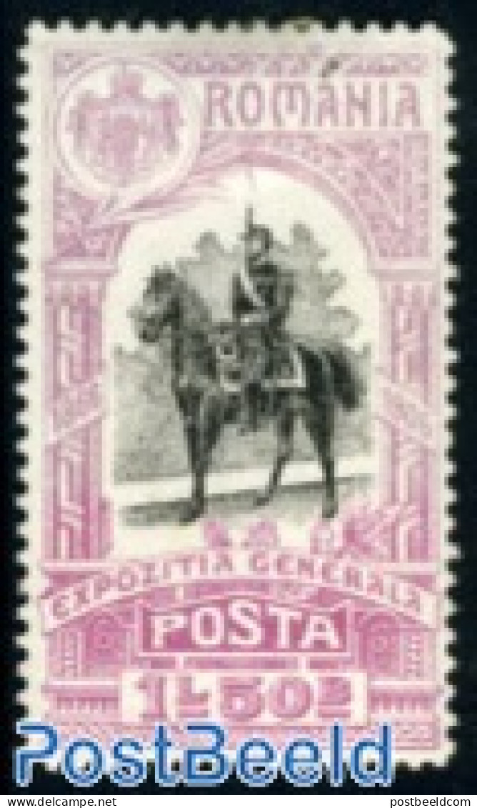 Romania 1906 1.50, Stamp Out Of Set, Unused (hinged), History - Nature - Kings & Queens (Royalty) - Ongebruikt