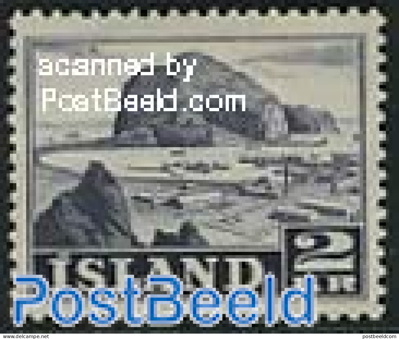 Iceland 1950 2Kr, Stamp Out Of Set, Unused (hinged), Various - Lighthouses & Safety At Sea - Ungebraucht