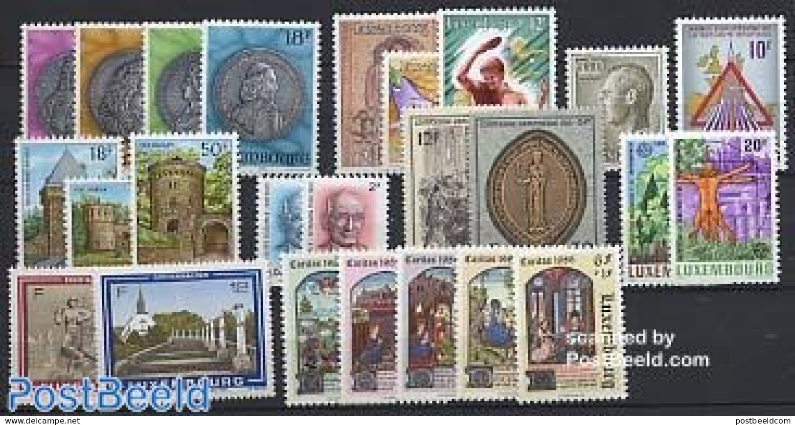 Luxemburg 1986 Yearset 1986 (25v), Mint NH, Various - Yearsets (by Country) - Ungebraucht