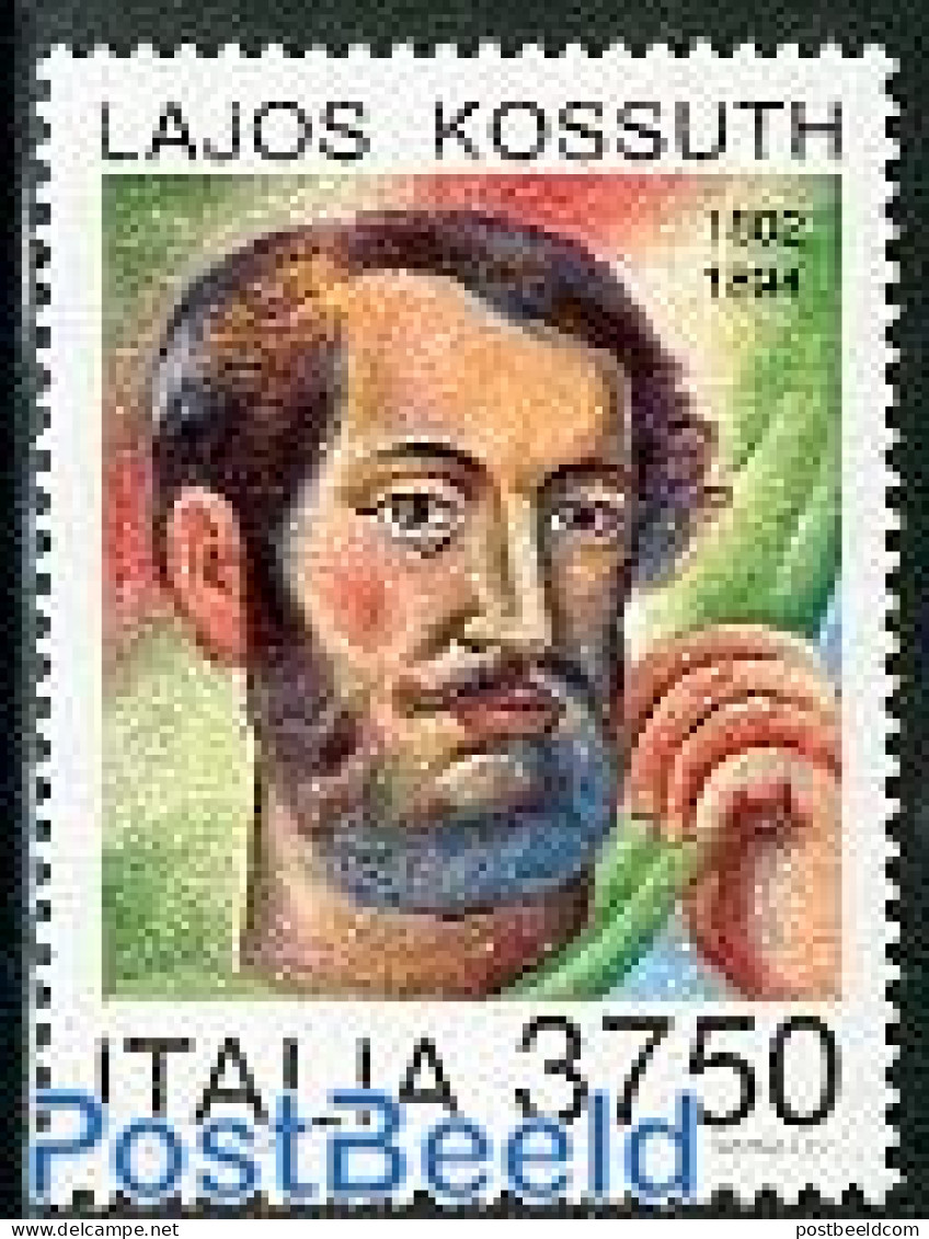 Italy 1994 L. Kossuth 1v, Mint NH, History - Politicians - Other & Unclassified