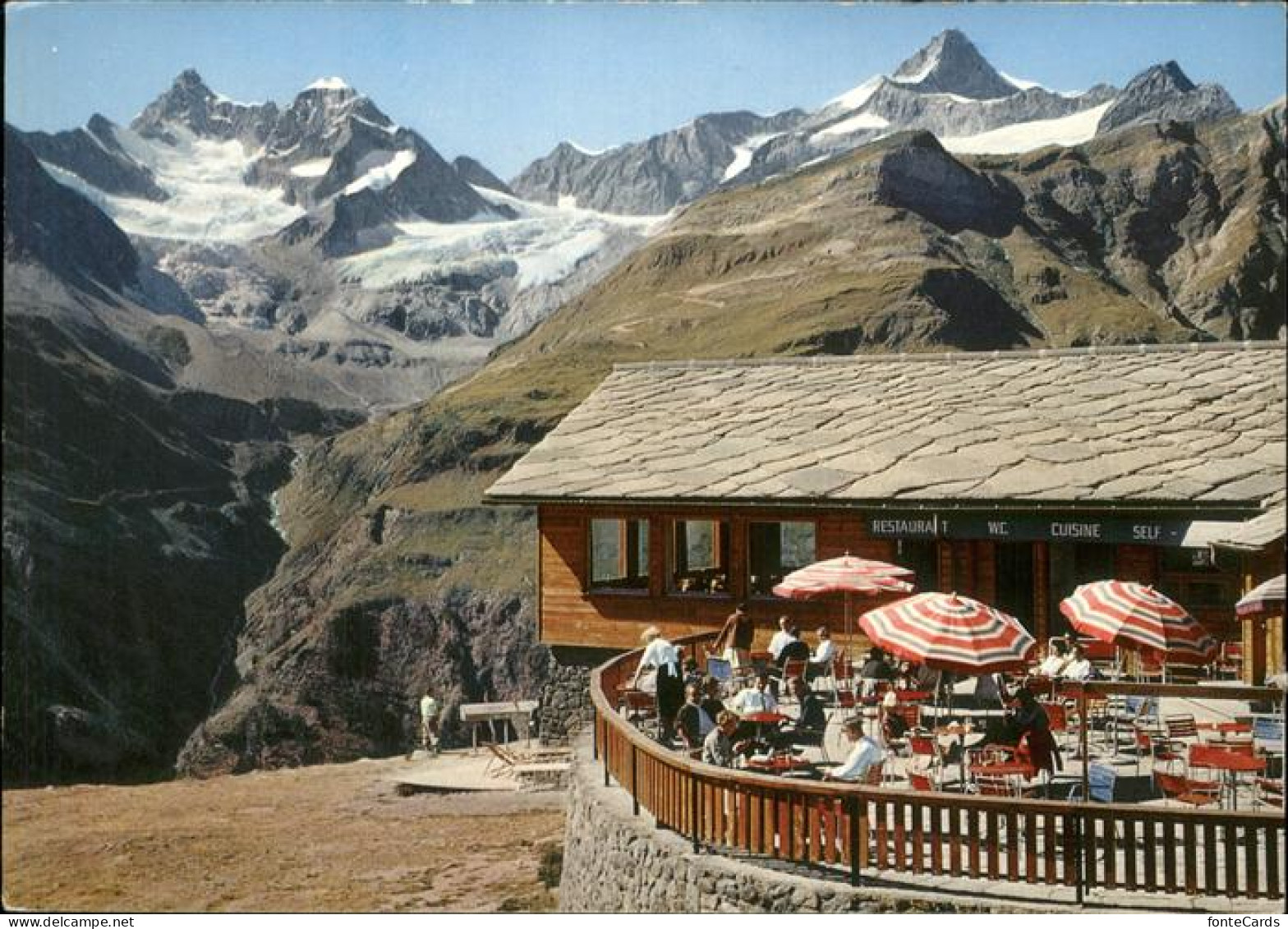 11484004 Zermatt VS Restaurant Sunnegga Obergabelhorn Zermatt VS - Other & Unclassified