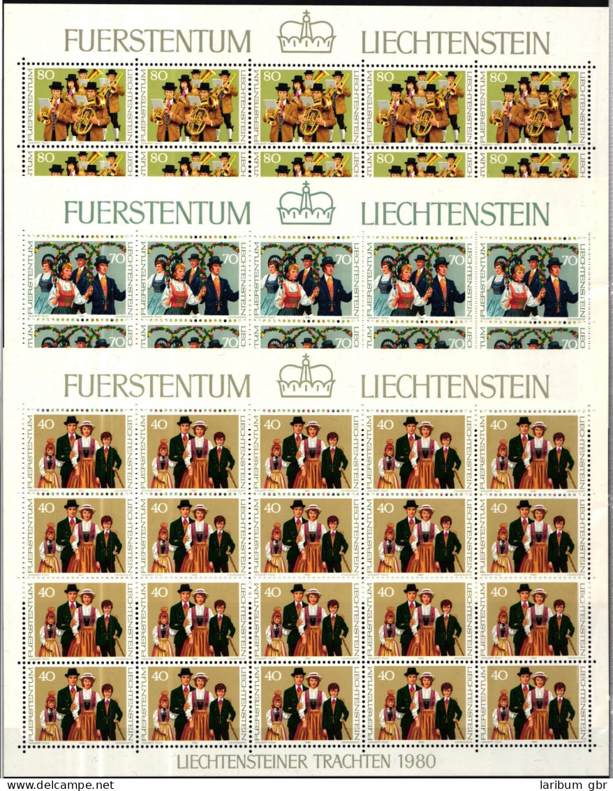 Liechtenstein Kleinbogensatz 754-756 Postfrisch #KG639 - Other & Unclassified