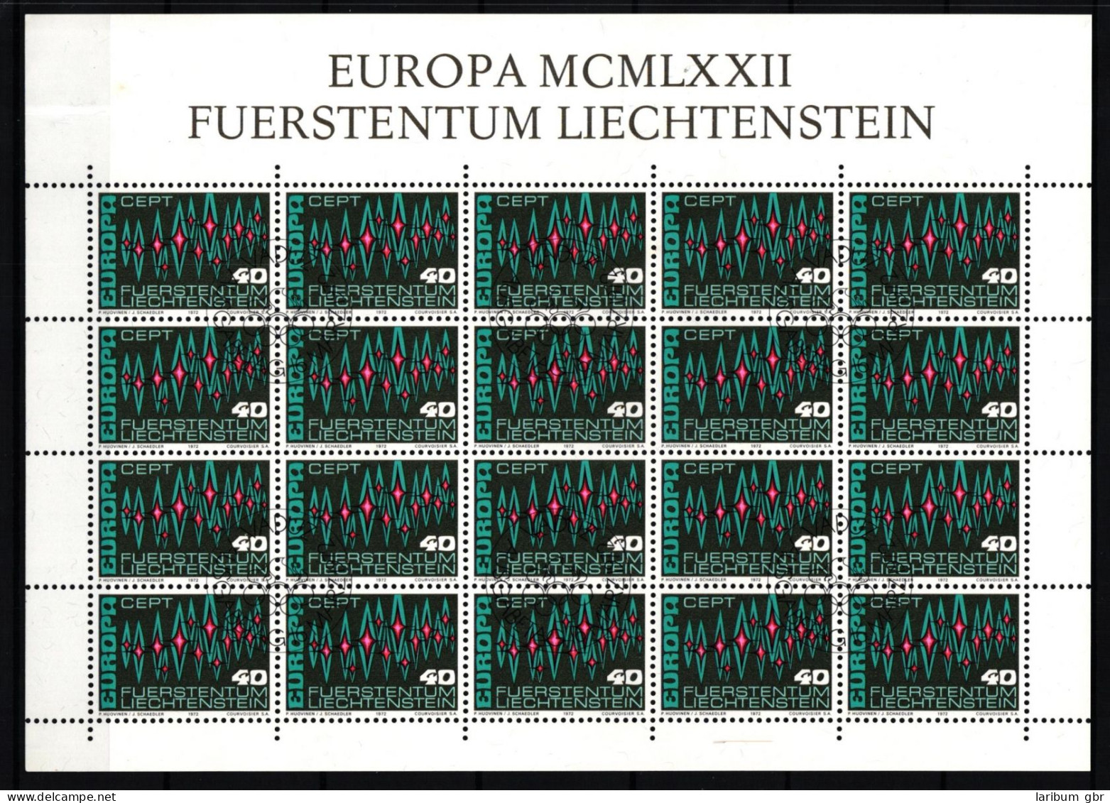 Liechtenstein Kleinbogen 564 Gestempelt #KG648 - Other & Unclassified