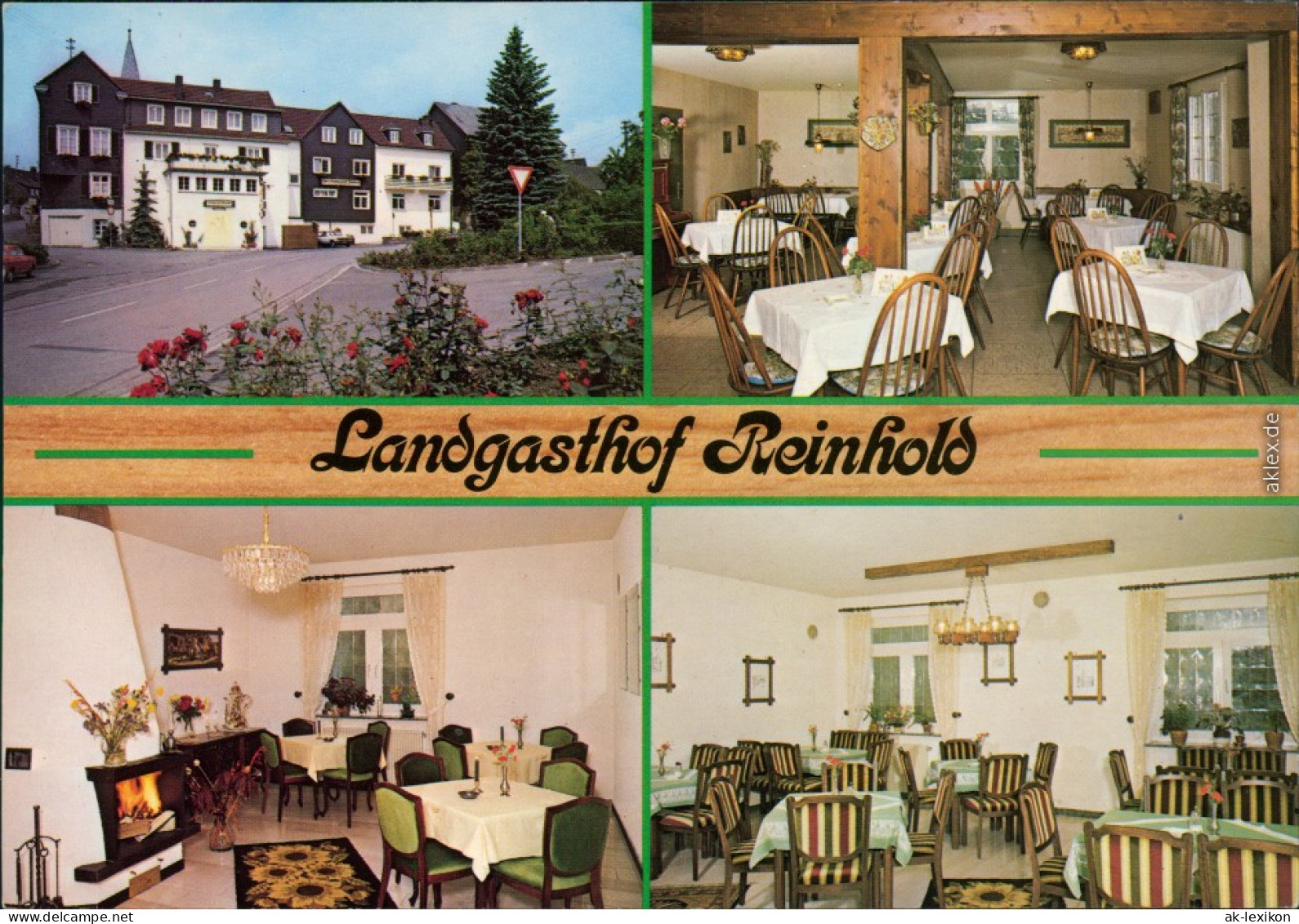 Gummersbach Landgasthof Reinhold - Außen- Und Innenansicht Mit Gästebereich 2001 - Gummersbach