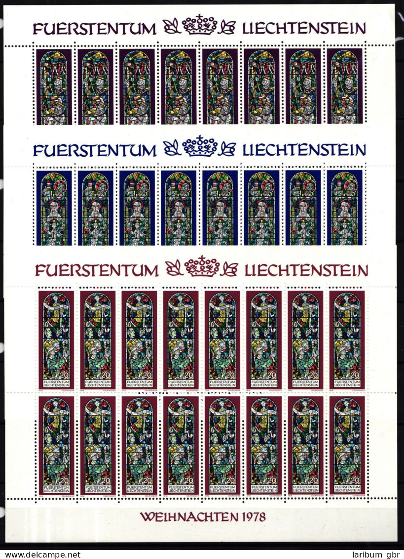 Liechtenstein Kleinbögen 720-722 Postfrisch #KG645 - Autres & Non Classés