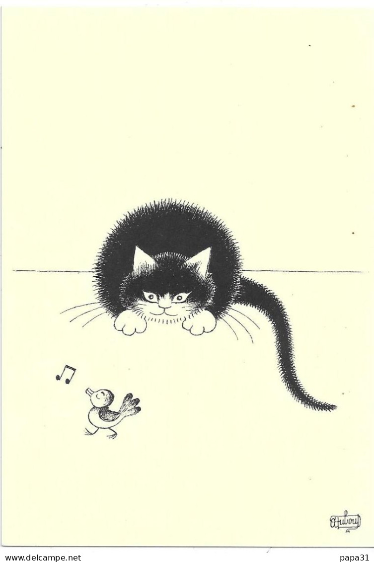 Dessin D'Albert DUBOUT  N° D 29 - Chat - Dubout