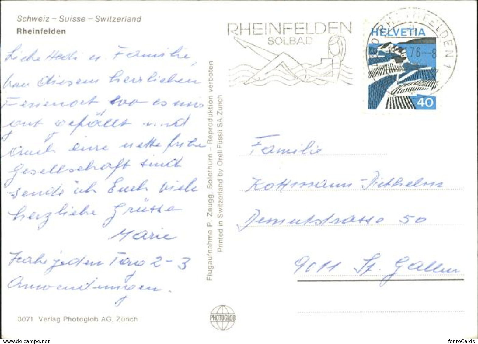 11483221 Rheinfelden AG  Rheinfelden - Autres & Non Classés