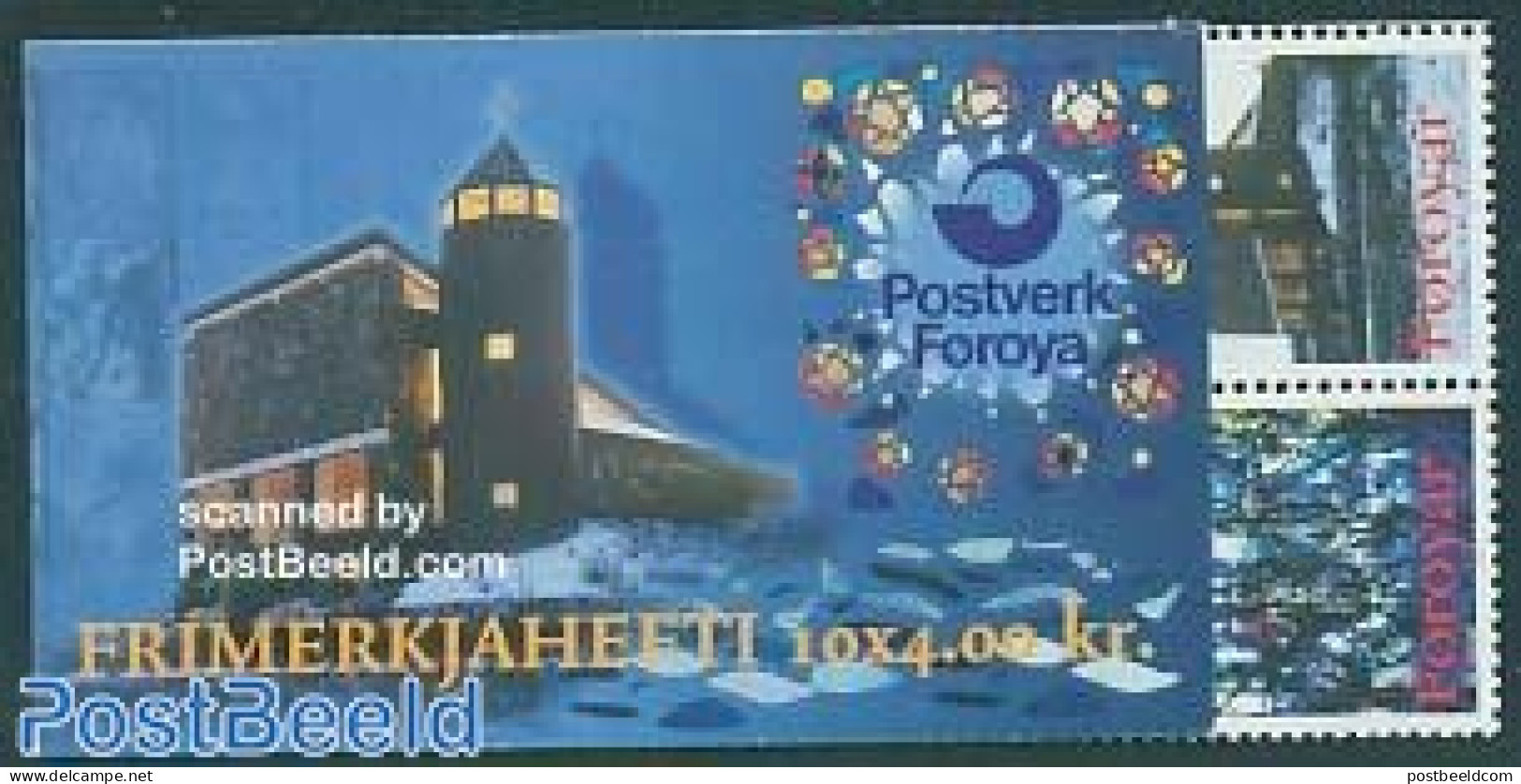 Faroe Islands 1995 Catholic Church Booklet, Mint NH, Religion - Christmas - Churches, Temples, Mosques, Synagogues - S.. - Noël