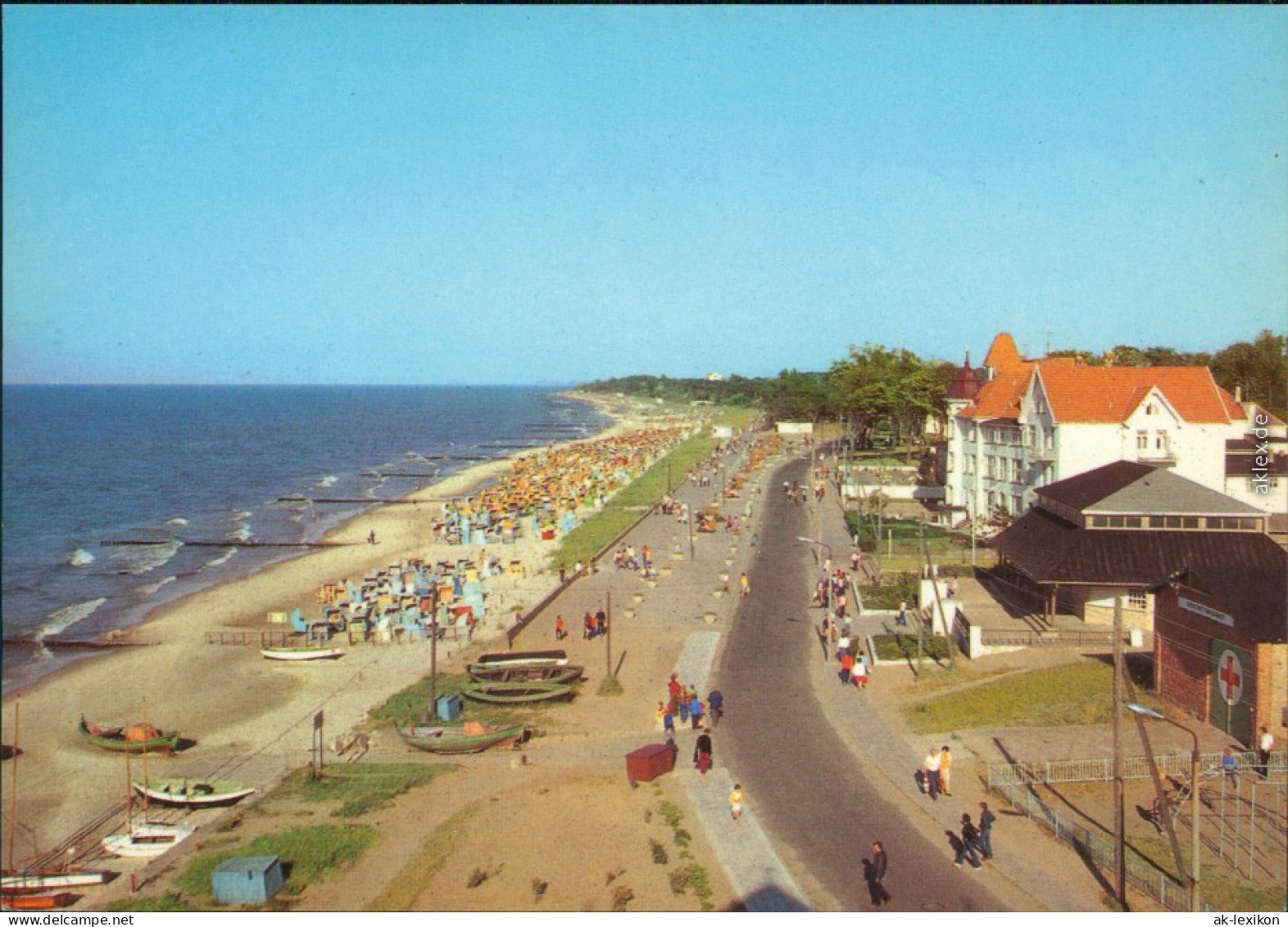 Kühlungsborn Strandpromenade  Ansichtskarte 1986 - Kühlungsborn