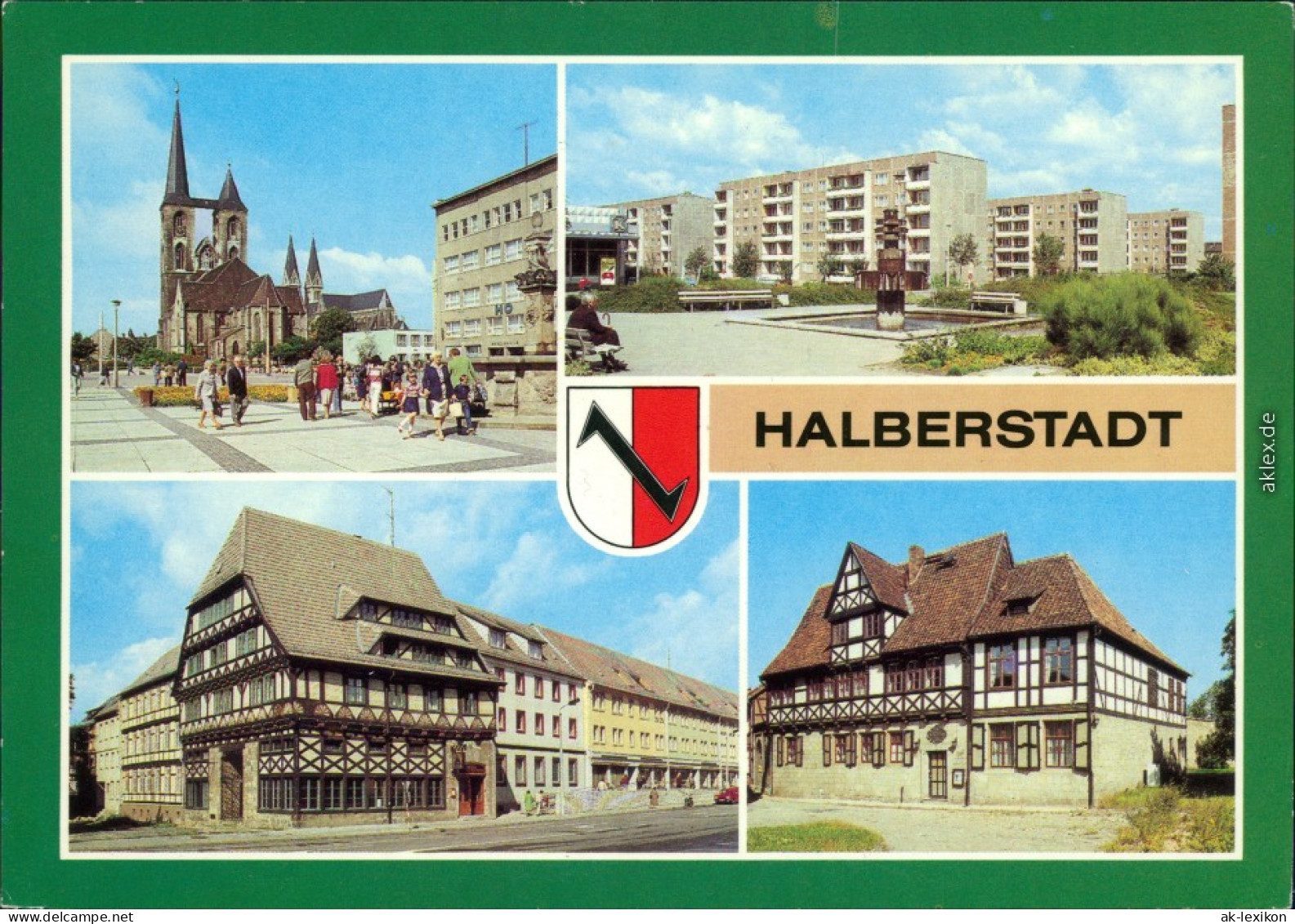 Halberstadt Fischmarkt, Hermann-Matern-Ring, Hotel "St. Florian", Gleimhaus 1983 - Sonstige & Ohne Zuordnung