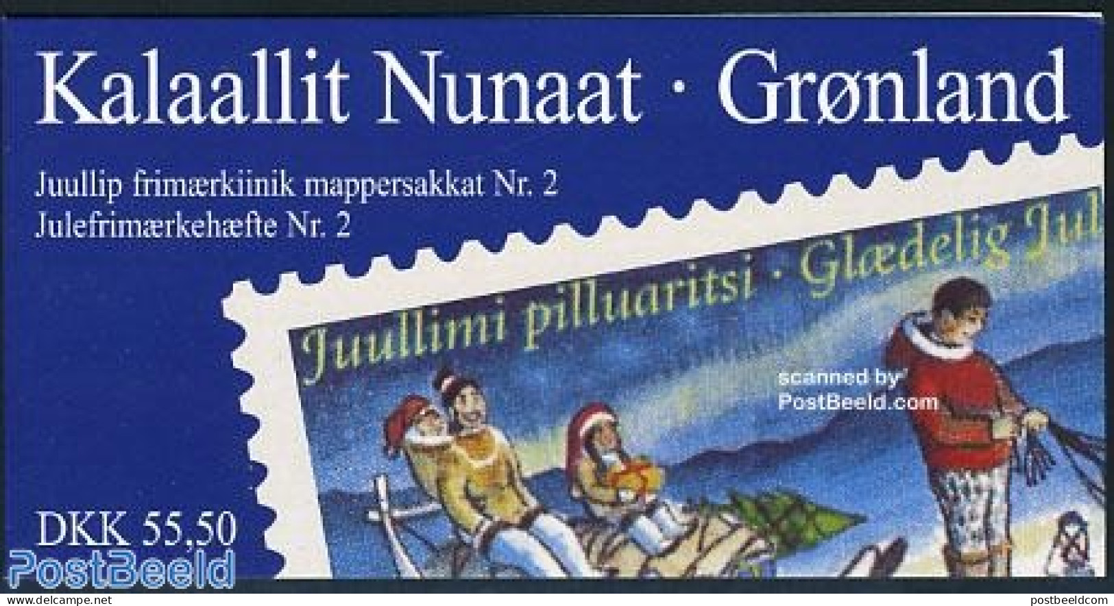 Greenland 1997 Christmas Booklet, Mint NH, Nature - Religion - Dogs - Christmas - Stamp Booklets - Neufs