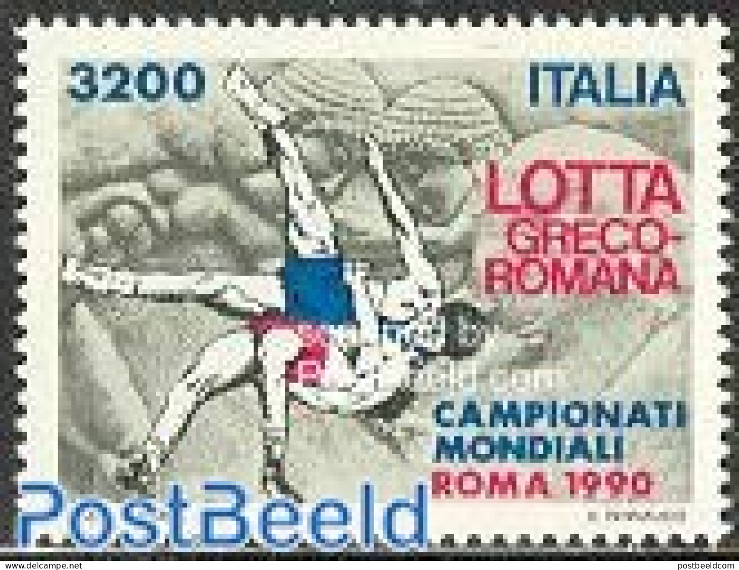 Italy 1990 Wrestling 1v, Mint NH, Sport - Sport (other And Mixed) - Andere & Zonder Classificatie