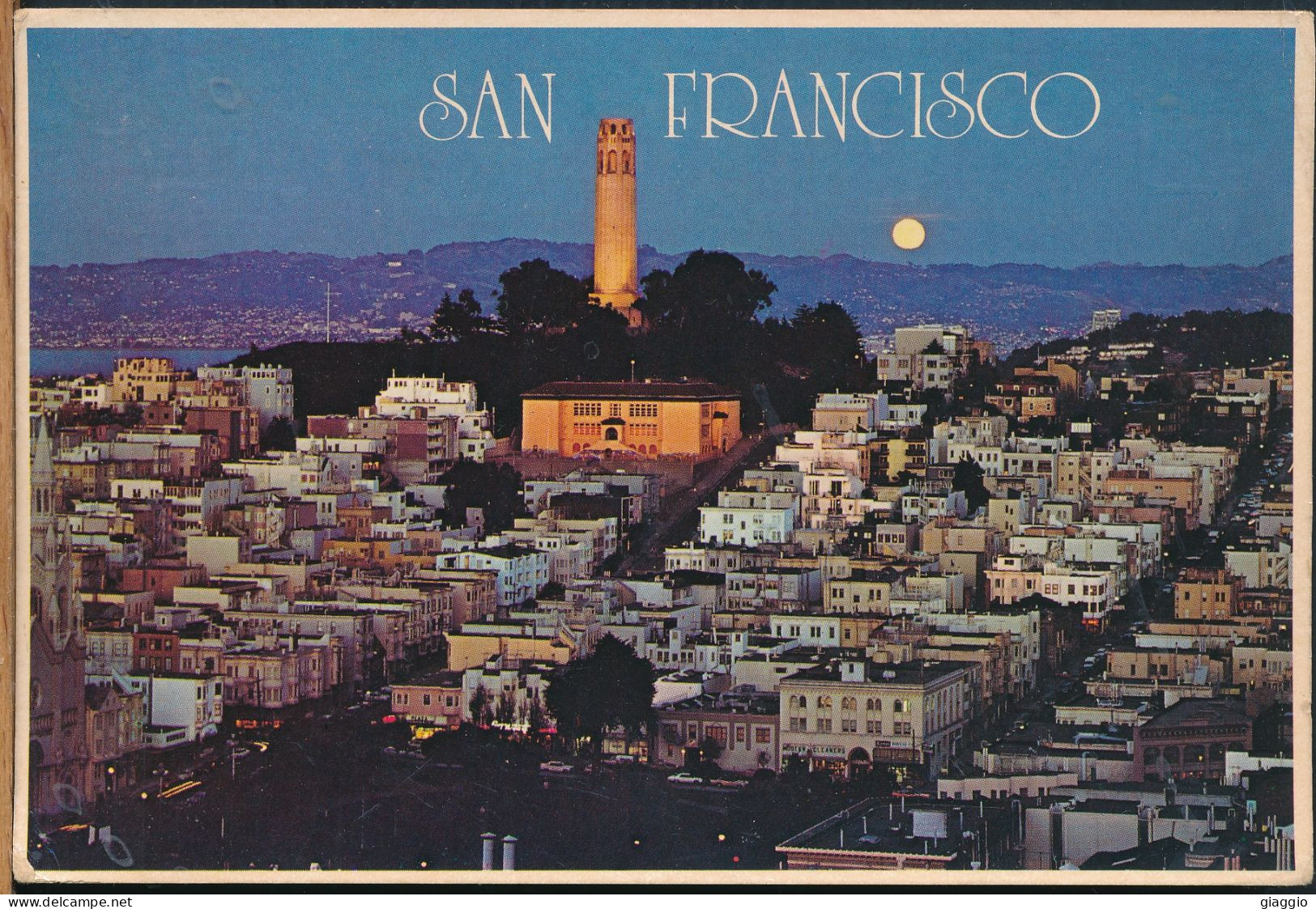 °°° 30899 - USA - CA - SAN FRANCISCO - MAJESTIC COIT TOWER - 1989 With Stamps °°° - San Francisco