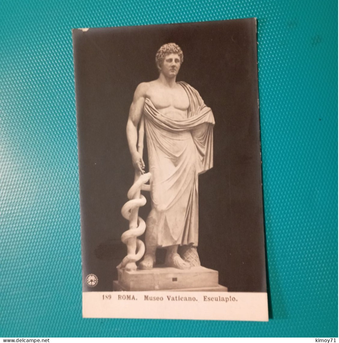 Cartolina Roma - Museo Vaticano - Esculapio. Non Viaggiata - Otros & Sin Clasificación