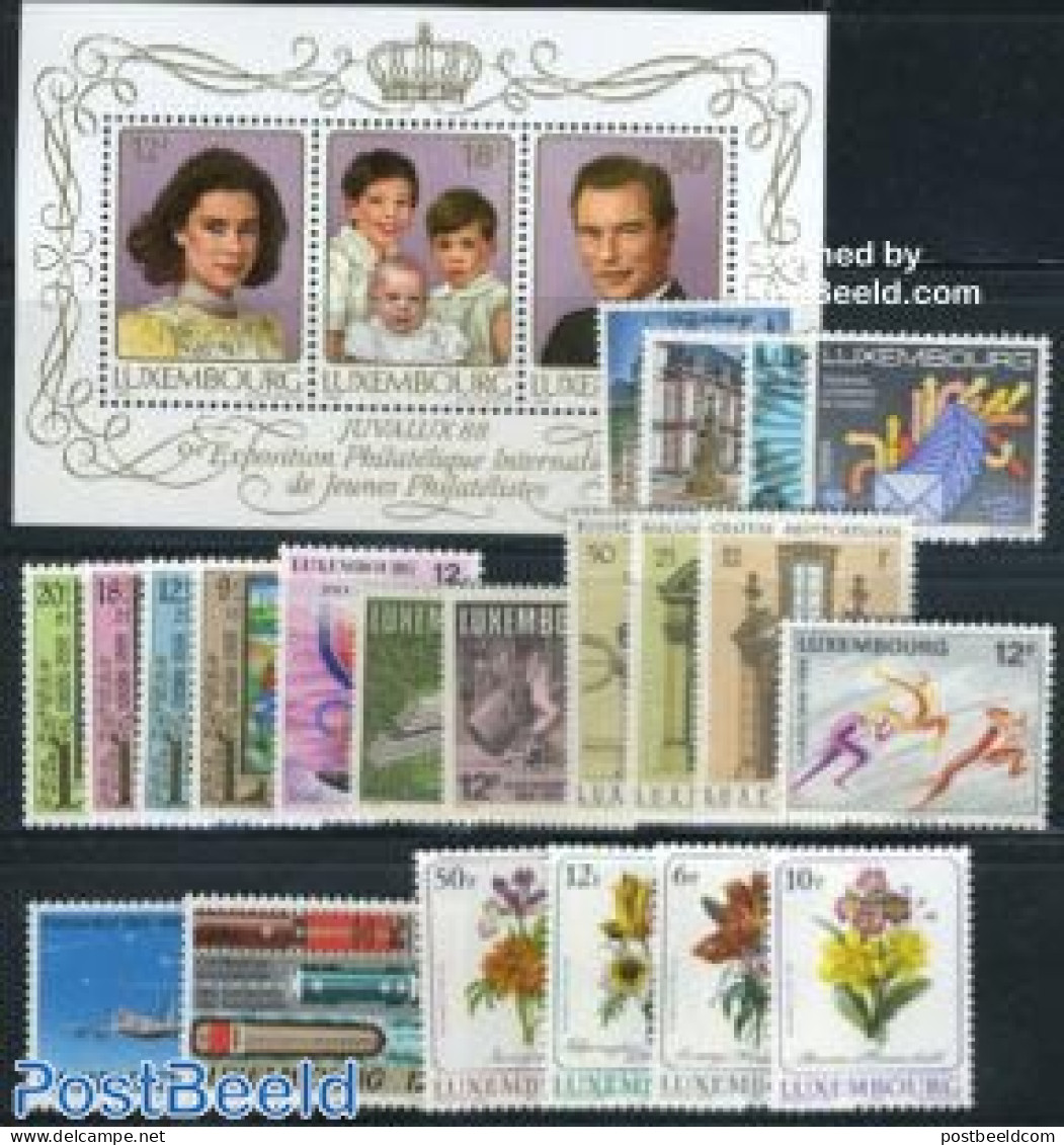 Luxemburg 1988 Yearset 1988 (21v+1s/s), Mint NH, Various - Yearsets (by Country) - Unused Stamps