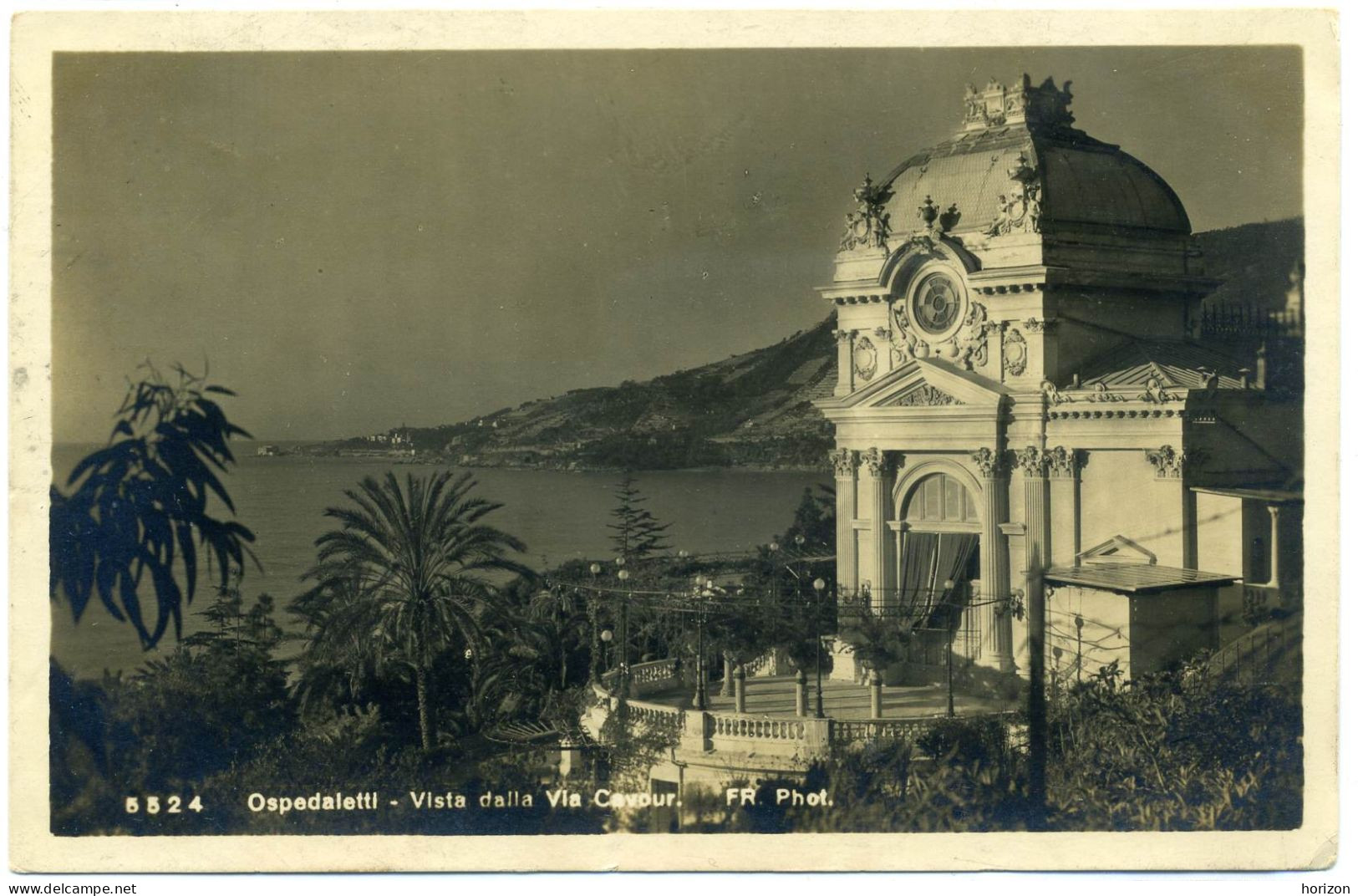 G.800  OSPEDALETTI - Imperia - Vista Dalla Via Cavour - 1927 - Phot. PR - Otros & Sin Clasificación