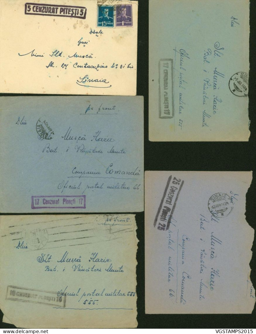 Roumanie 1942 - Lot De 9 Lettres Avec Censure....................  (EB) AR-02747 - 2. Weltkrieg (Briefe)