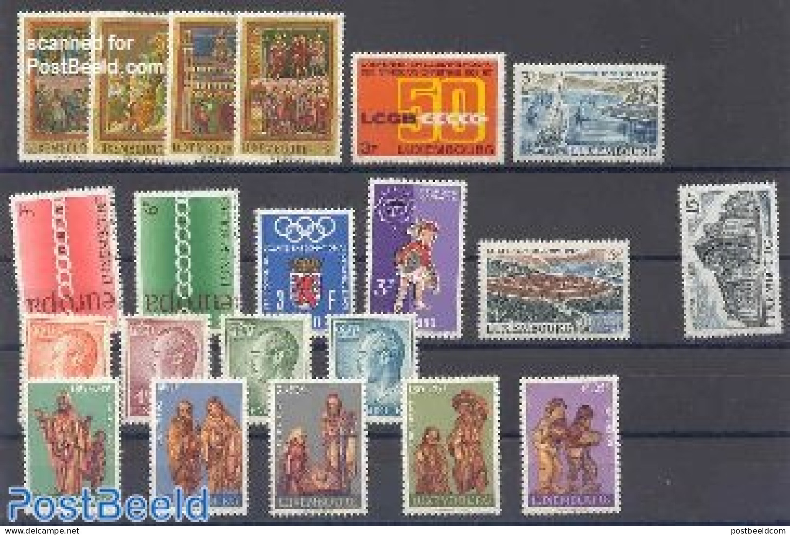 Luxemburg 1971 Yearset 1971, Complete, 21v, Mint NH, Various - Yearsets (by Country) - Ongebruikt