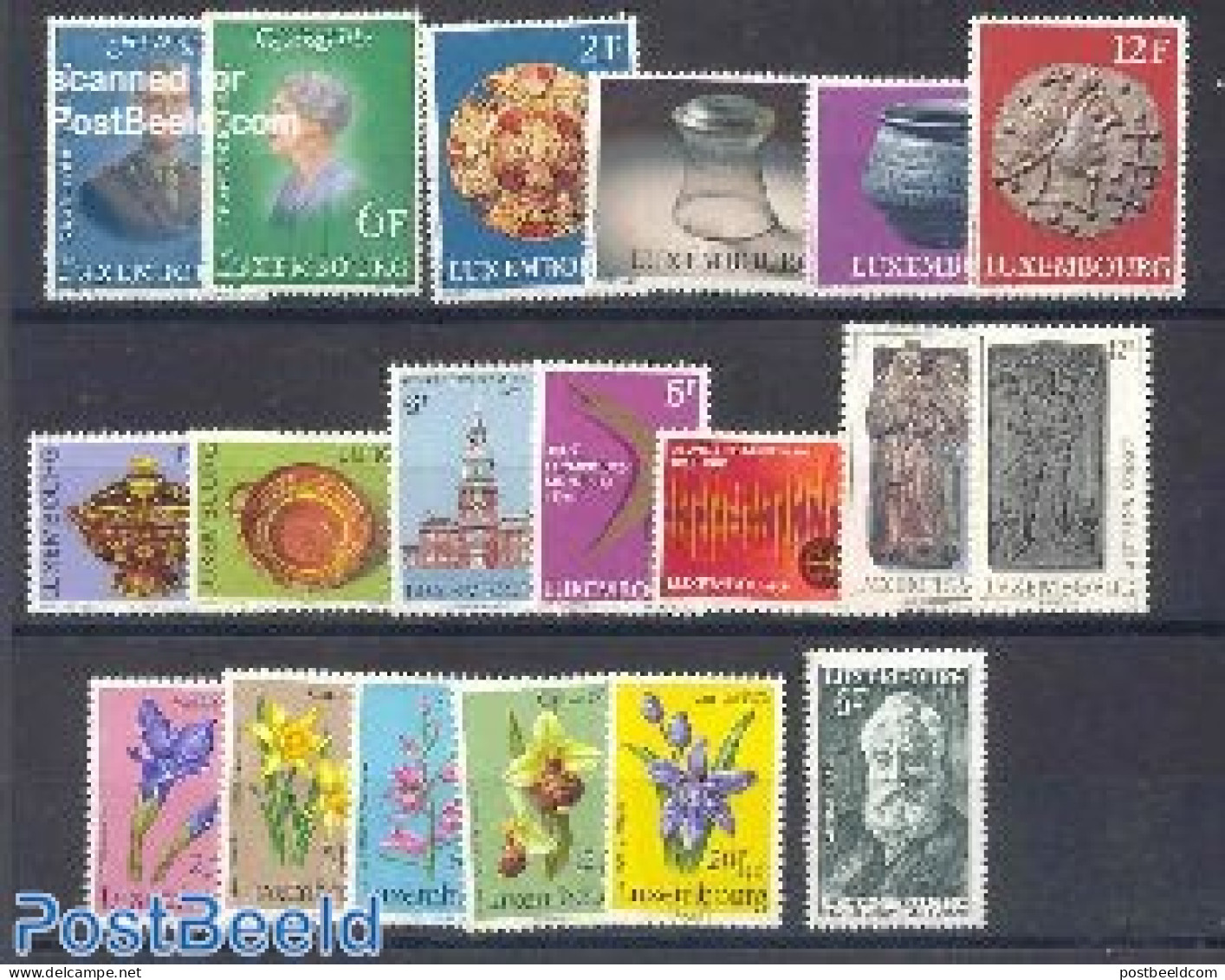 Luxemburg 1976 Yearset 1976, Complete, 19v, Mint NH, Various - Yearsets (by Country) - Ungebraucht